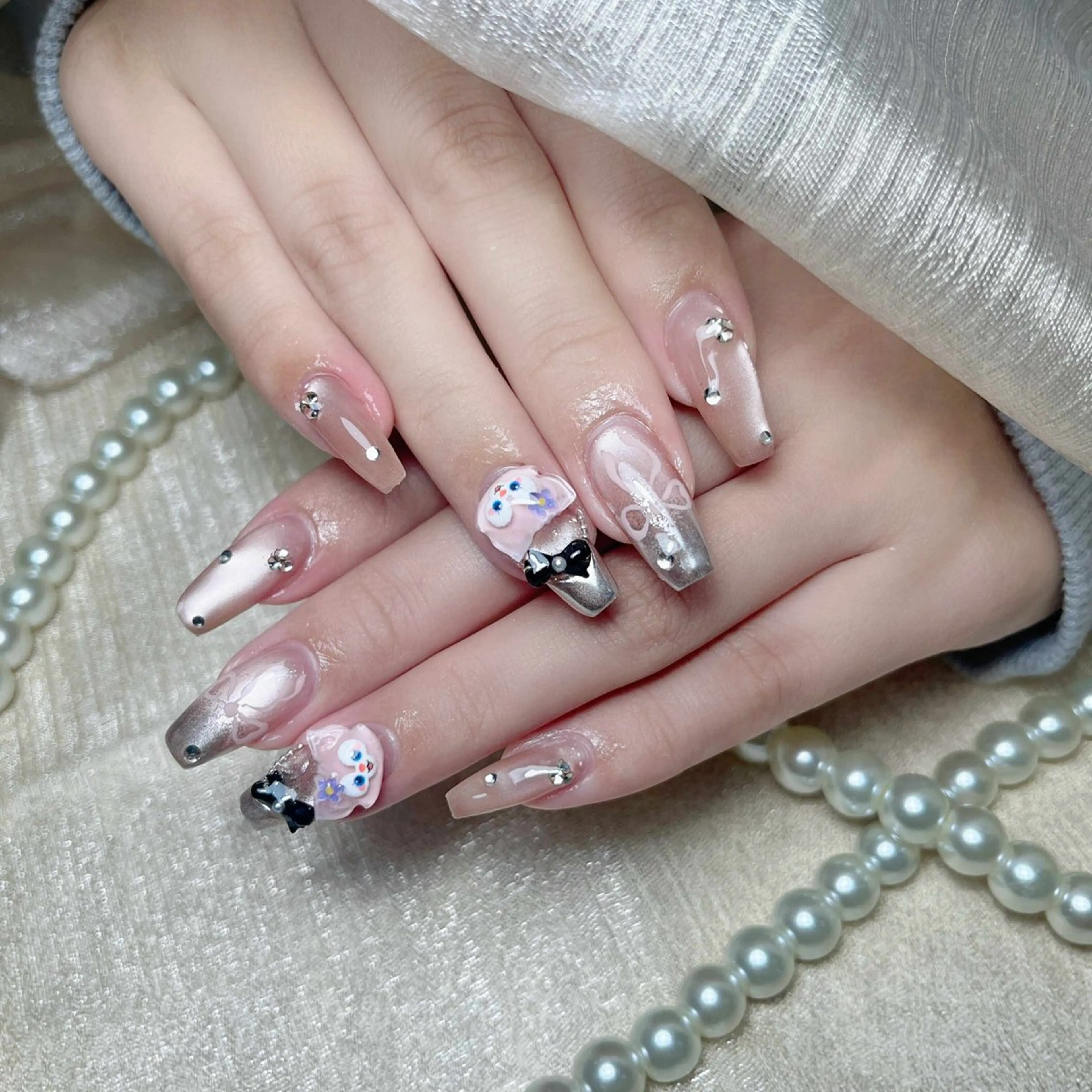 40％セール🌷研修生限定クーポン[10本長さだし]アートやり放題12800￥->7680¥🎶🉐の写真