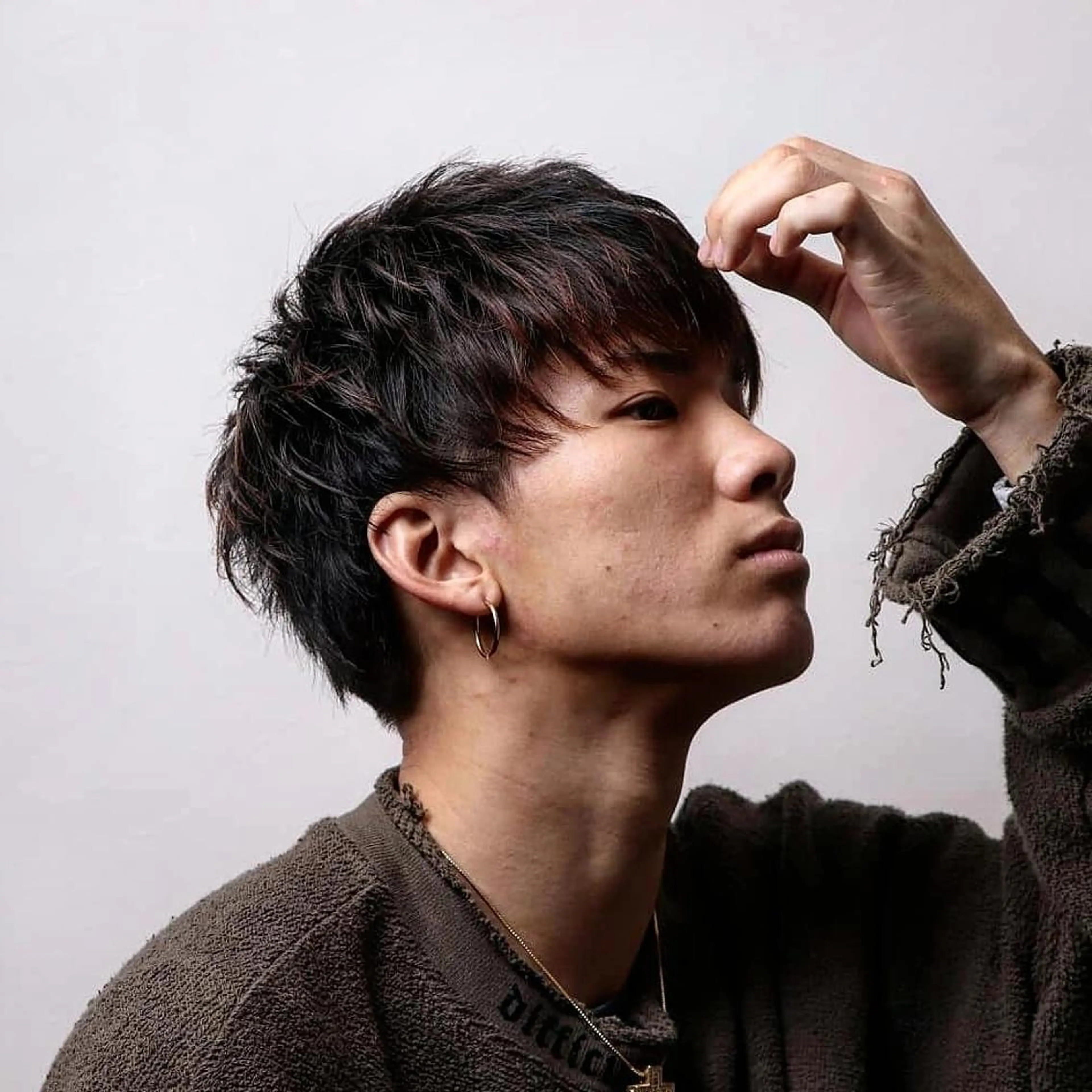 ショート メンズ マッシュ ショートヘア 川端 智治のヘアスタイル