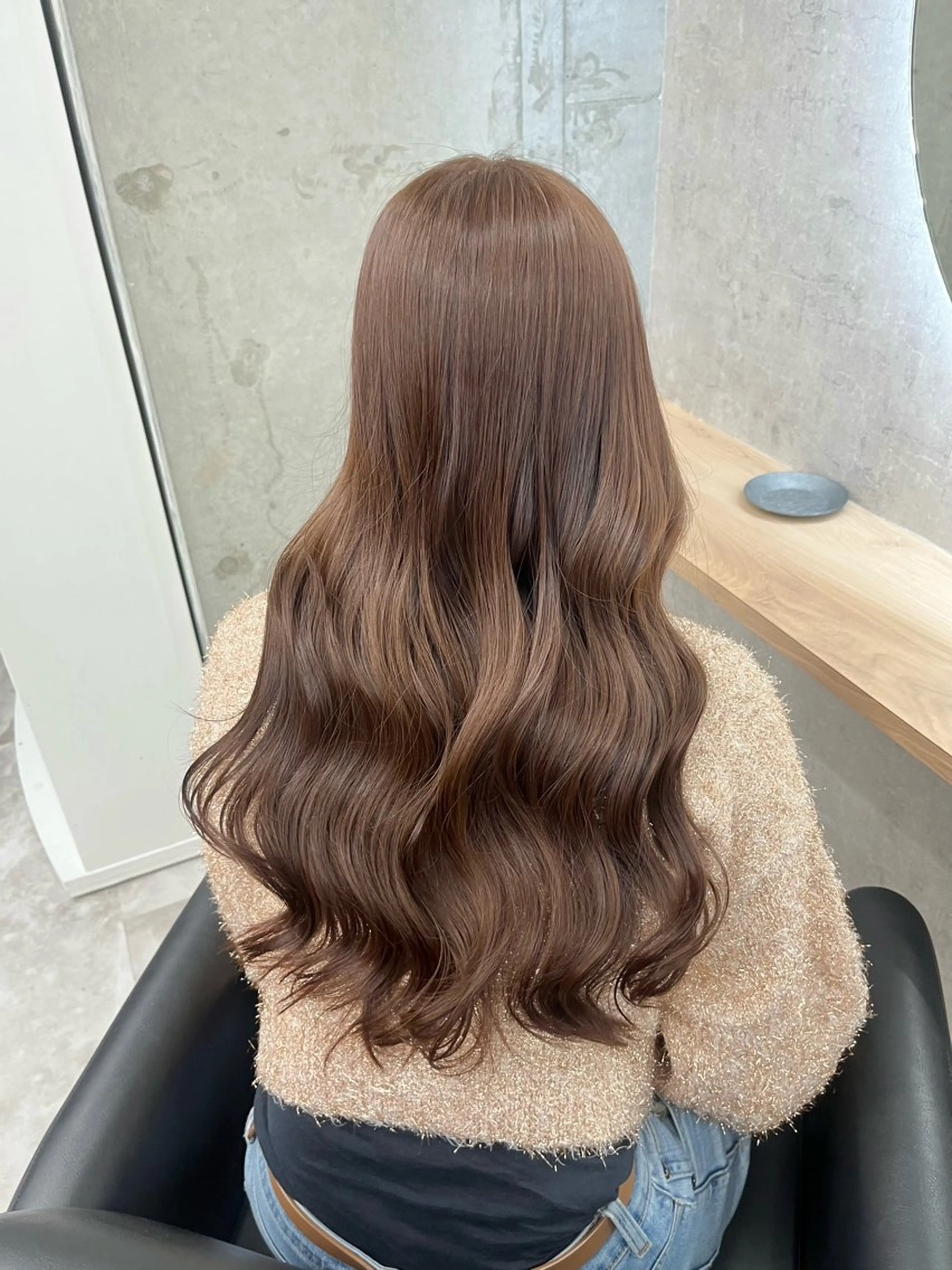 ロング カラー ベージュカラー ブラウンカラー ブラウンベージュ 梅田/ブリーチなし 透明感カラー/Yuiのヘアスタイル