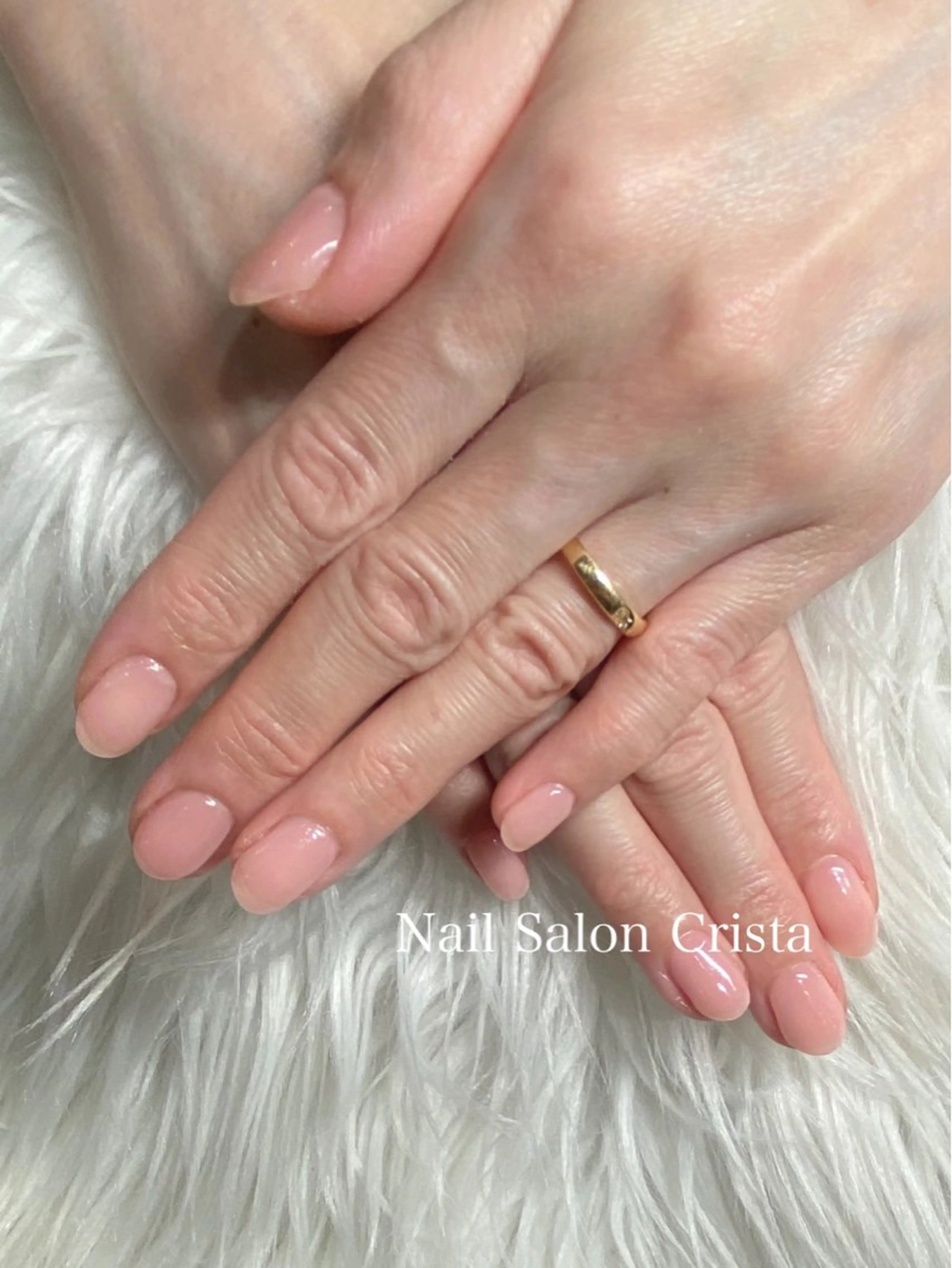 ネイル ジェルネイル ワンカラーネイル パラジェル CRISTA所属・CRISTA MOMOのネイルデザイン