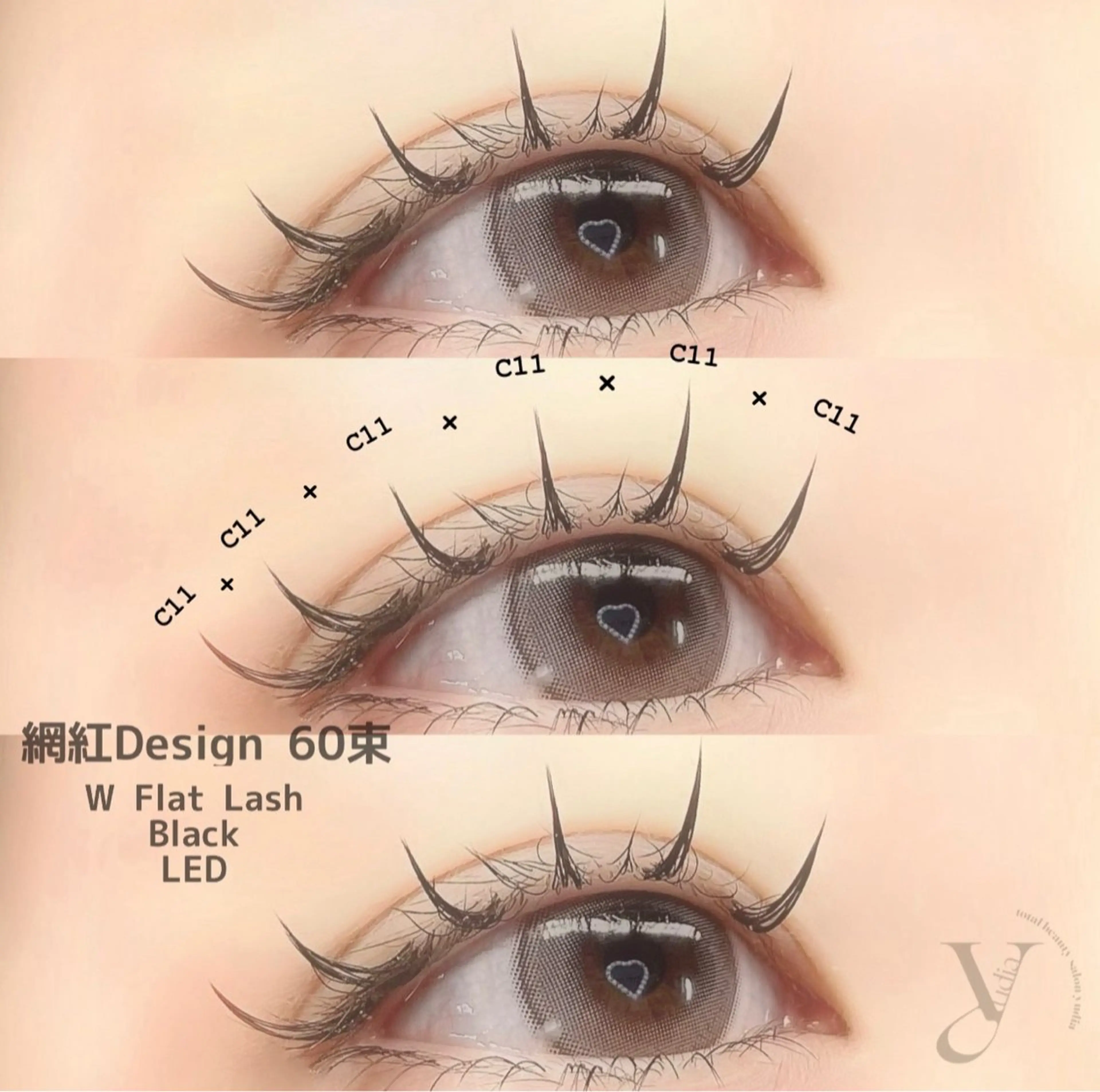 マツエク・マツパ ワンホンマツエク マツエク 𝐧𝐞𝐨𝐧新宿 ❤️𝐀𝐲𝐚のマツエク・マツパデザイン