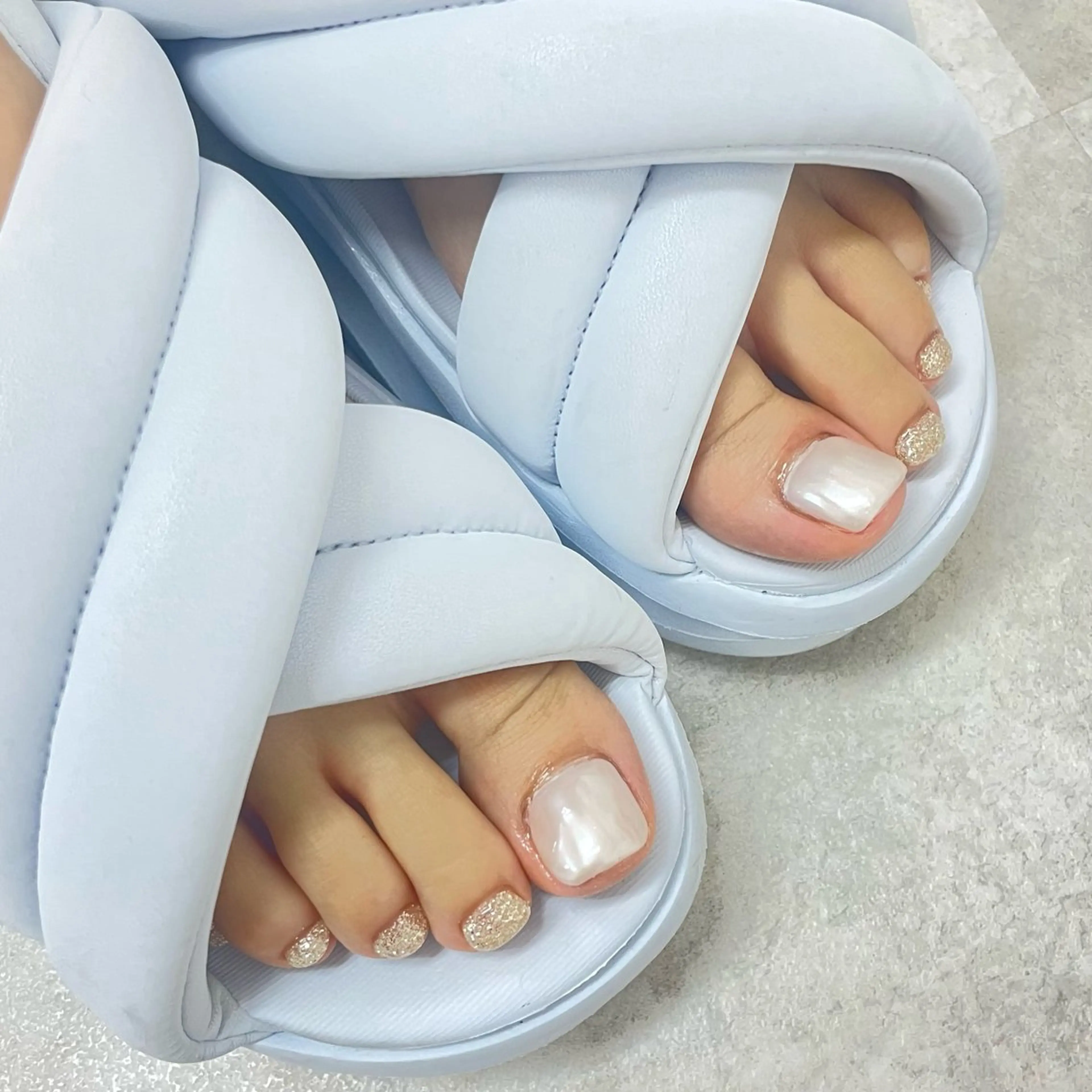 ネイル オーロラネイル Bianca 新宿 Nakano🎀のネイルデザイン