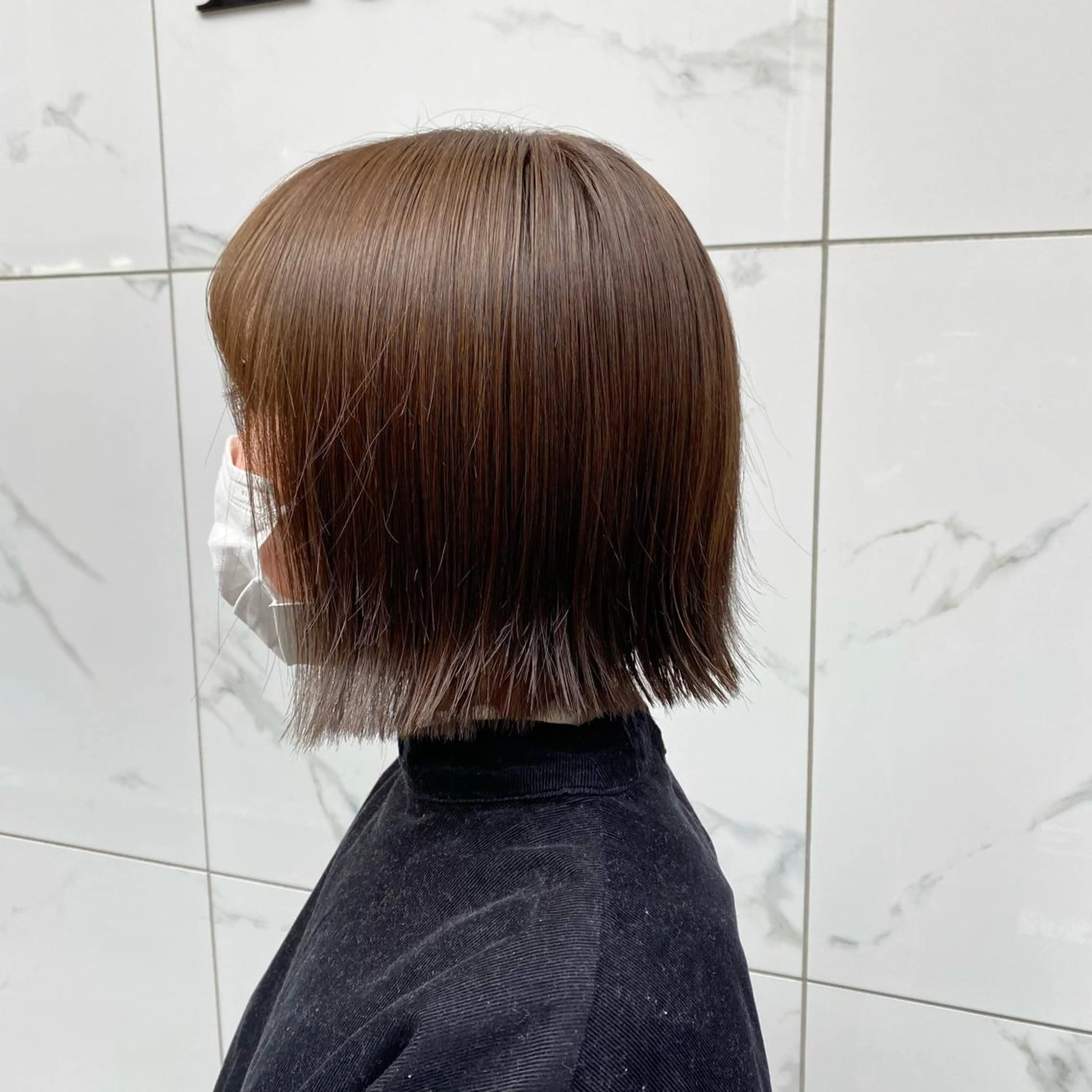 ショート ボブ 伸ばしかけ 増子 祐太朗のヘアスタイル