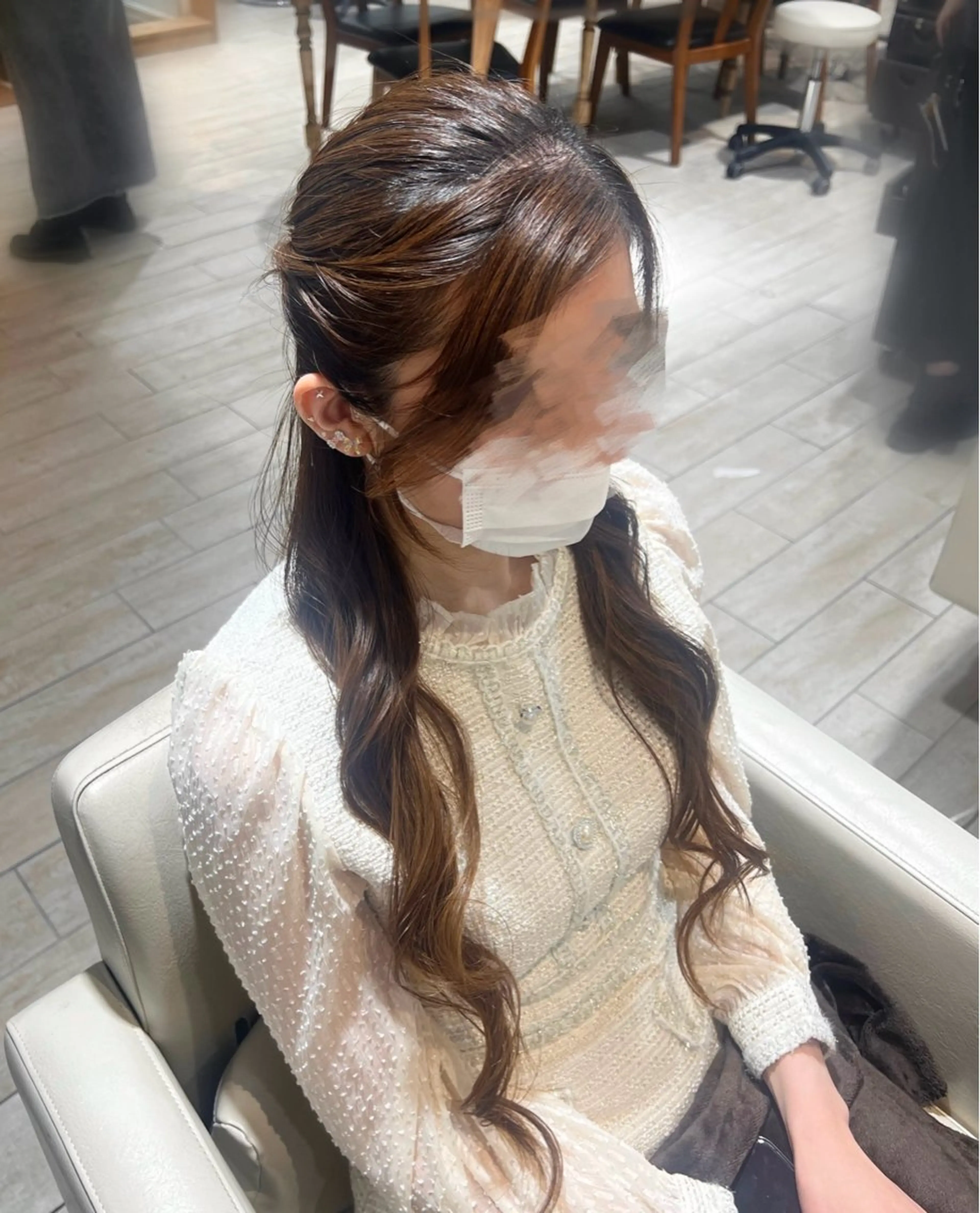 ロング ヘアアレンジ ୨୧color୨୧ ちひろのヘアスタイル