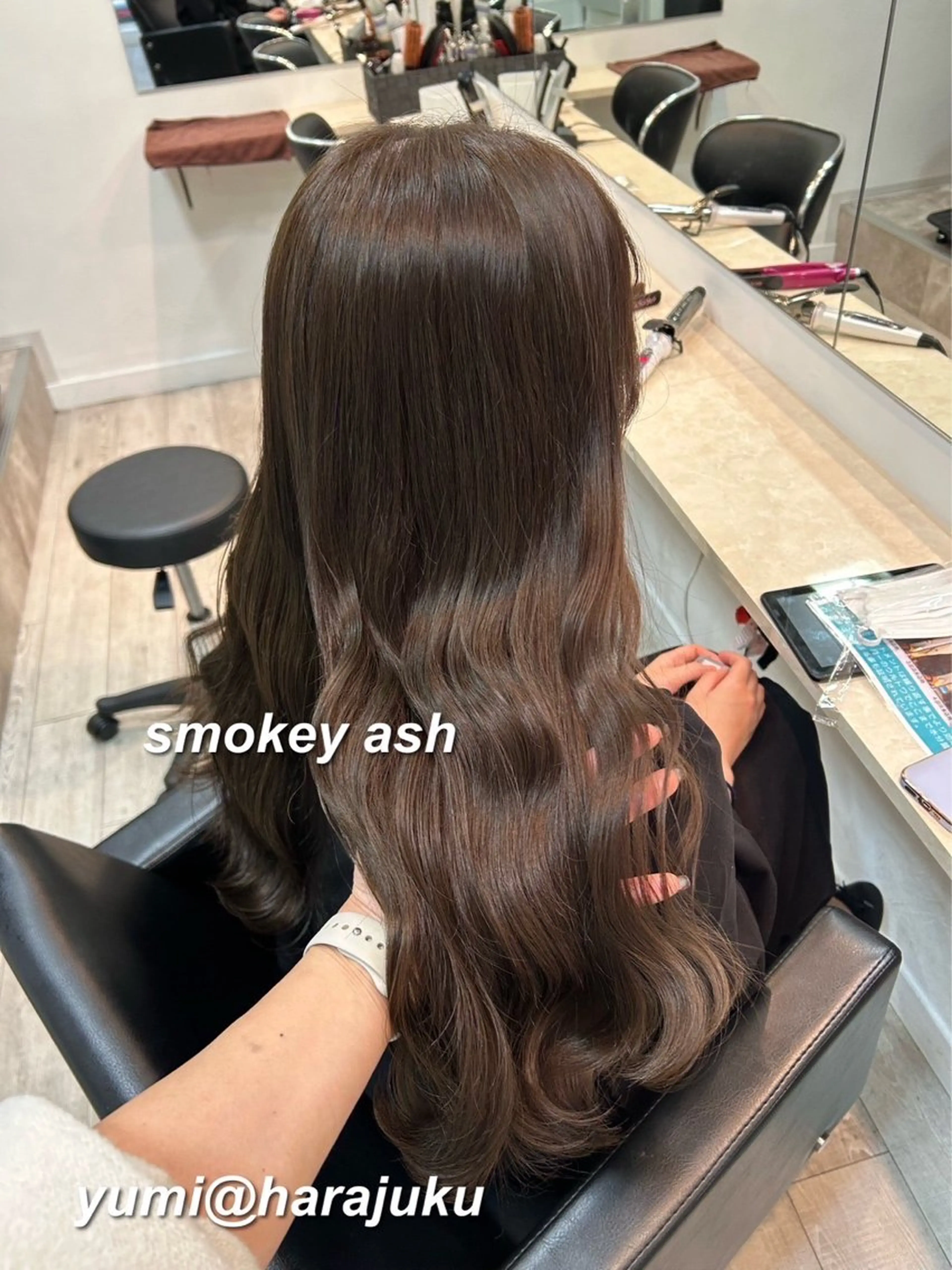 ロング カラー パーマ ヘアアレンジ メンズ ヘアカラー ワット 原宿のヘアスタイル