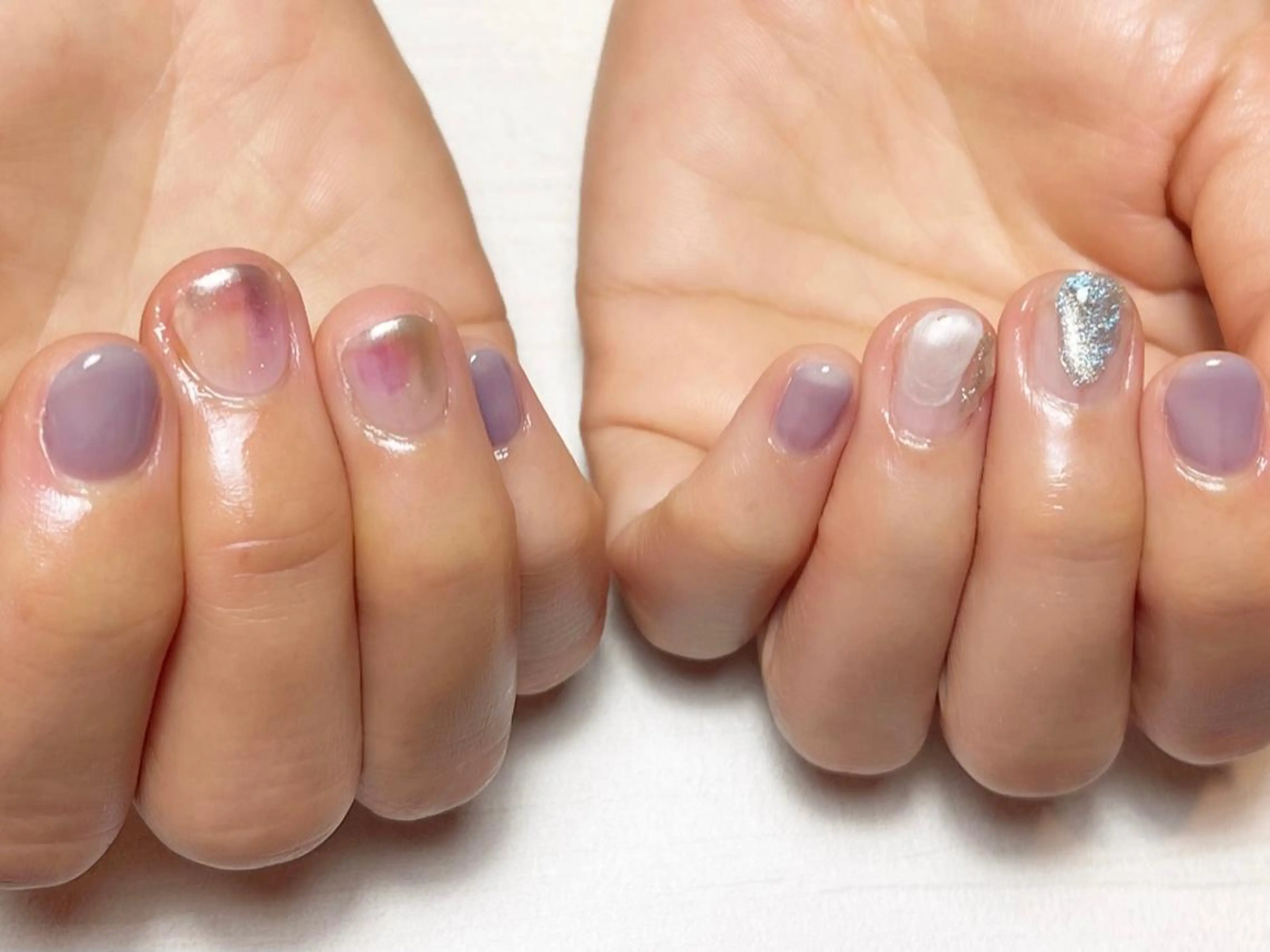 ネイル アートネイル ニュアンスネイル ハンドネイル irono .のネイルデザイン