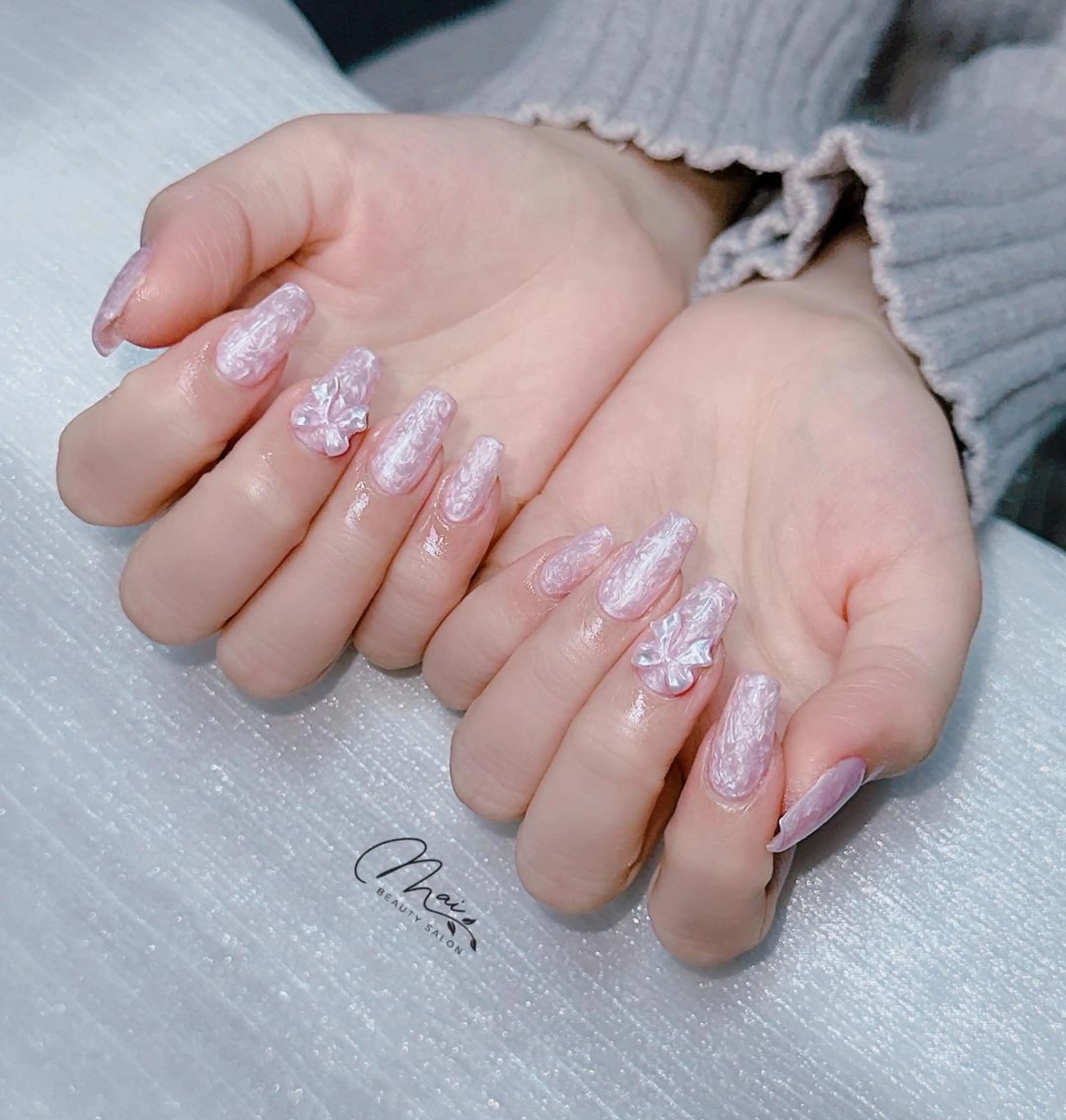 ネイル フットネイル ジェルネイル マグネットネイル パラジェル ワンホンネイル MaiBeauty DanHiのネイルデザイン