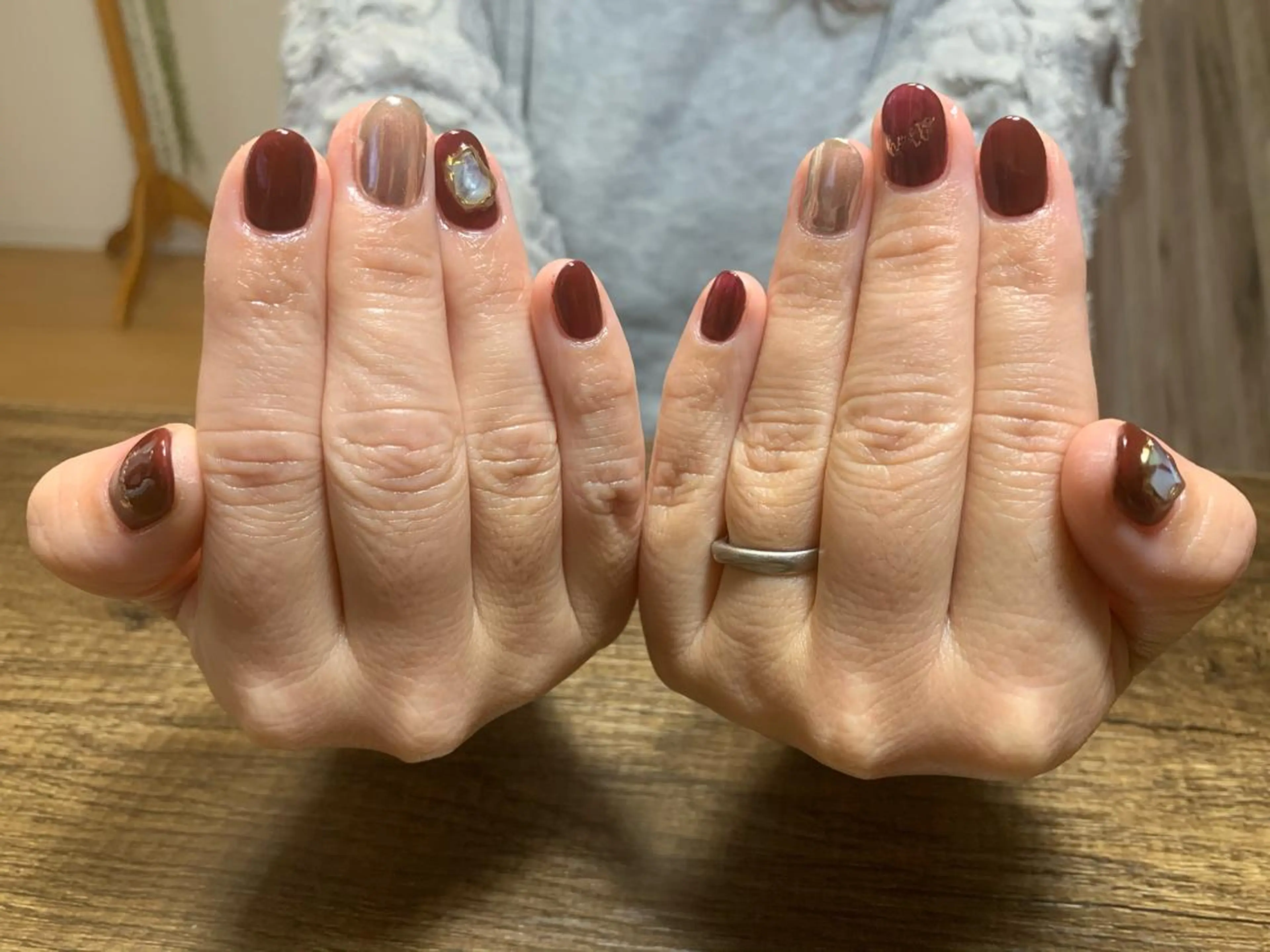 ネイル うる艶♡透明感ネイル Rirashiaのネイルデザイン