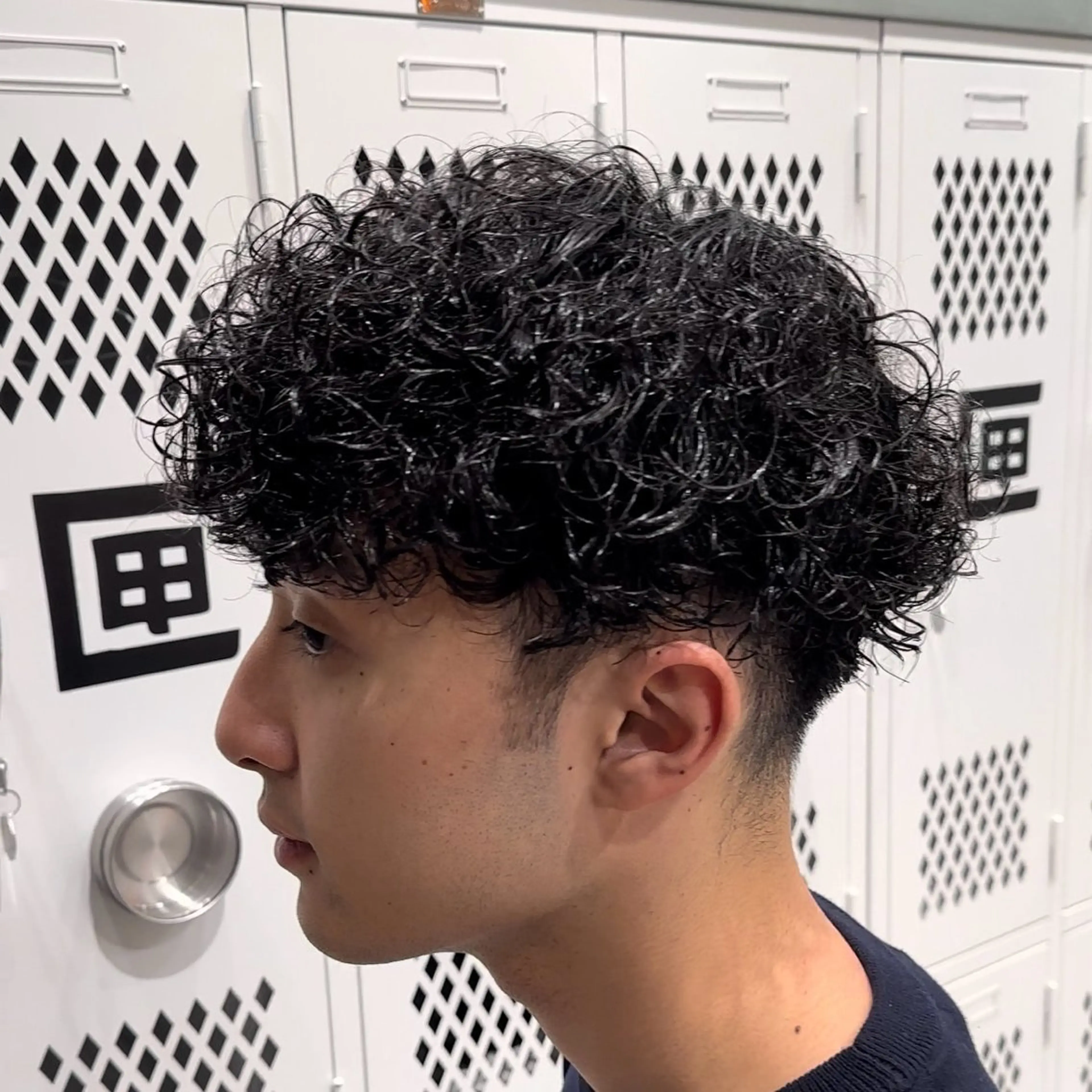 パーマ メンズ カット パーマ トリートメント 当日予約⭕️ fifth渋谷太田のヘアスタイル
