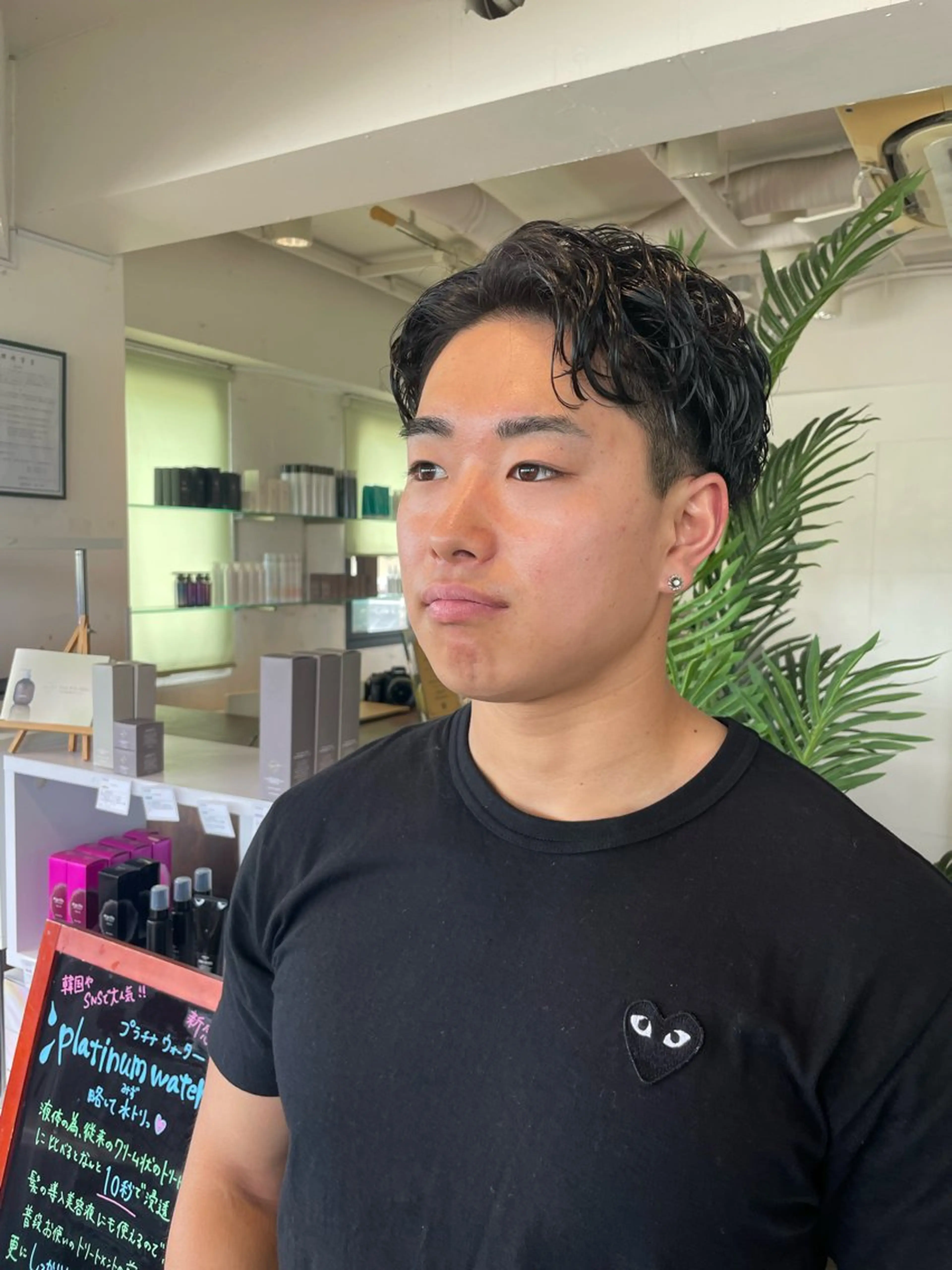 パーマ メンズ メンズパーマ カット パーマ 佐藤 綾郁のヘアスタイル