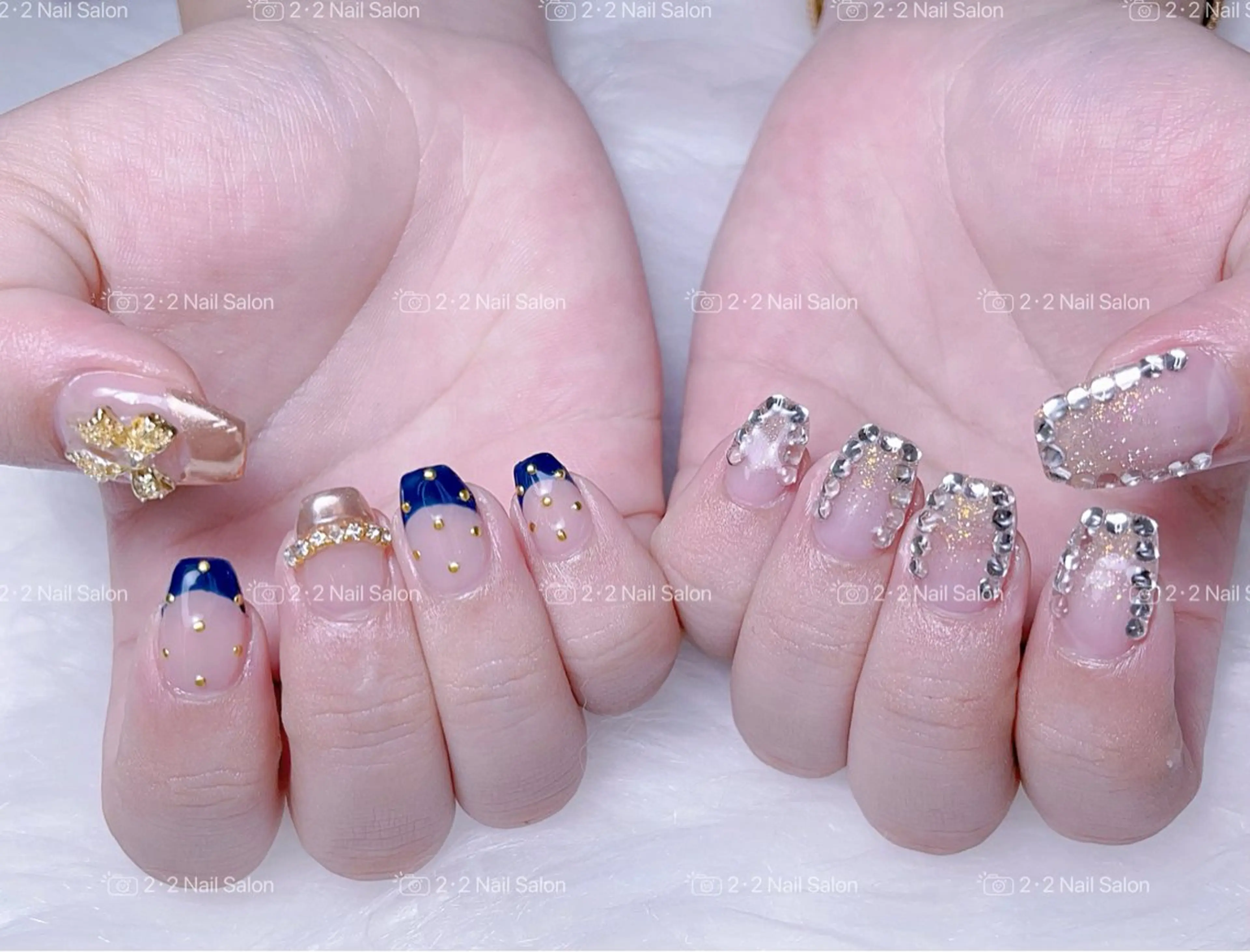 ネイル ハンドネイル 🦋y y Nail 🤍のネイルデザイン