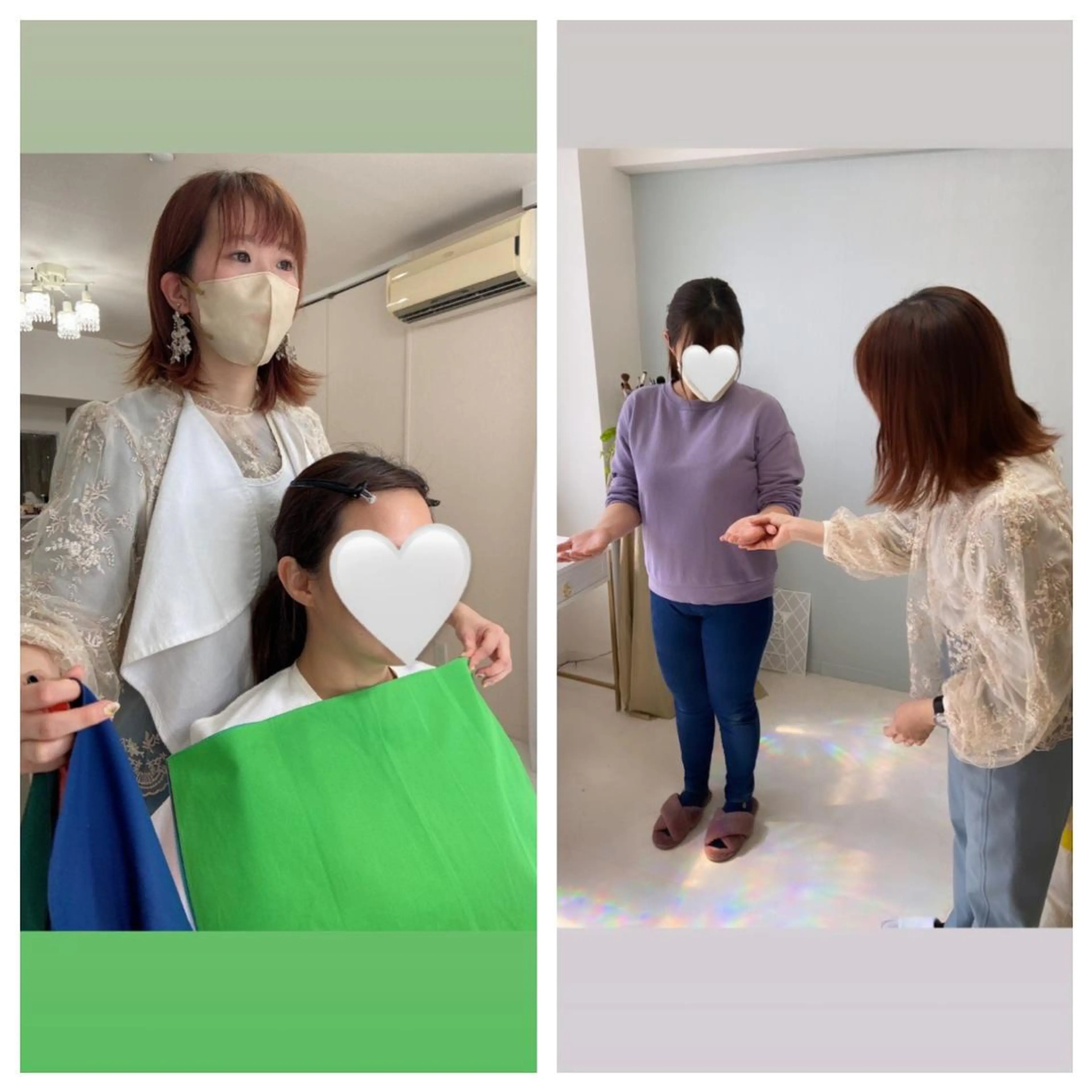 \12タイプパーソナルカラー診断＋メイクカラーアドバイス＆骨格診断セット/の写真