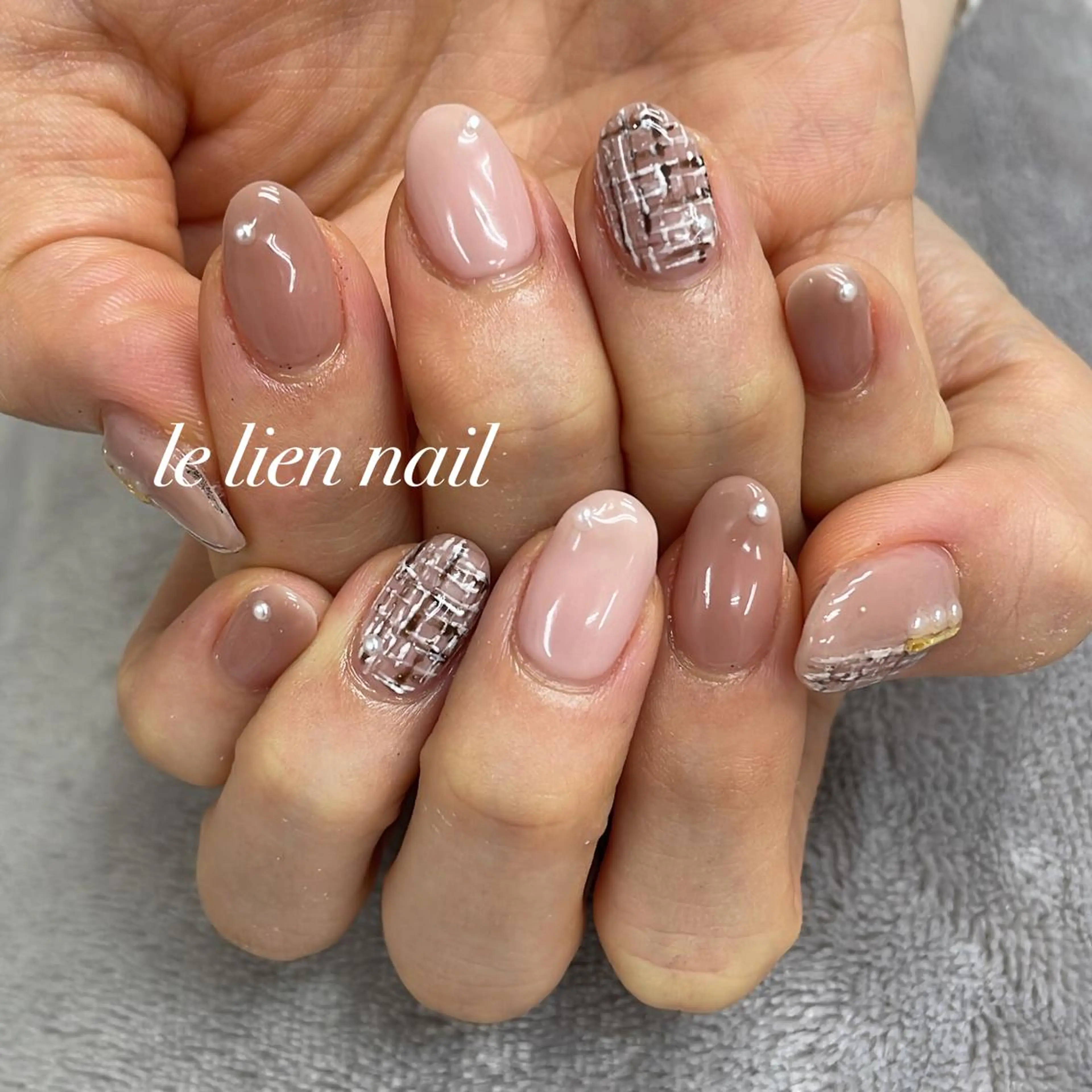ミディアム ハンドネイル le lien nailのネイルデザイン