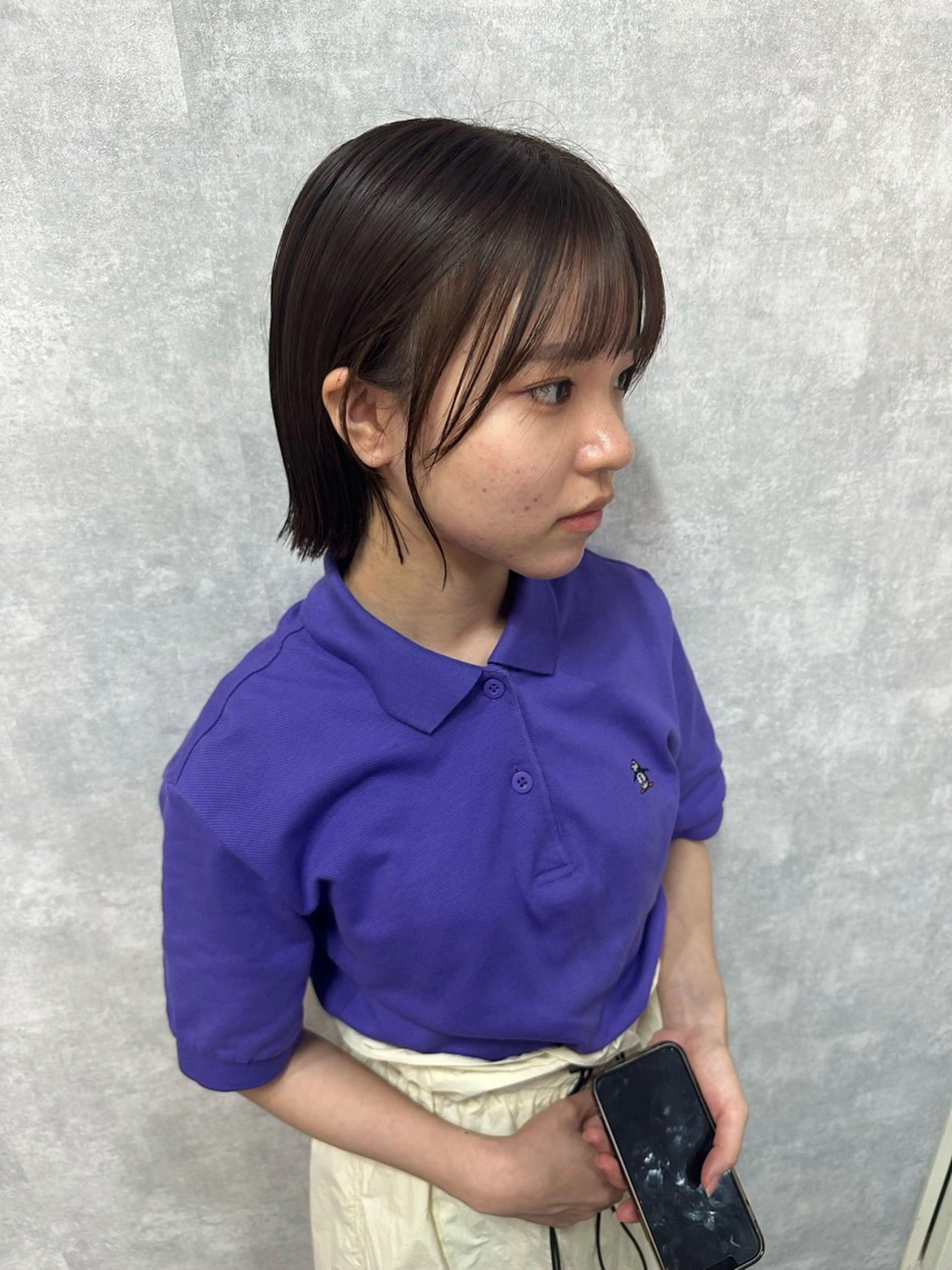 ショート 切りっぱなしボブ ショートボブ ハンサムショート 丸みショート ボブ カット ヘアカラー トリートメント C’LD hair  produce /シールドヘア所属・モテ髪/ボブ/ショー ト/アダチフウトのヘアスタイル
