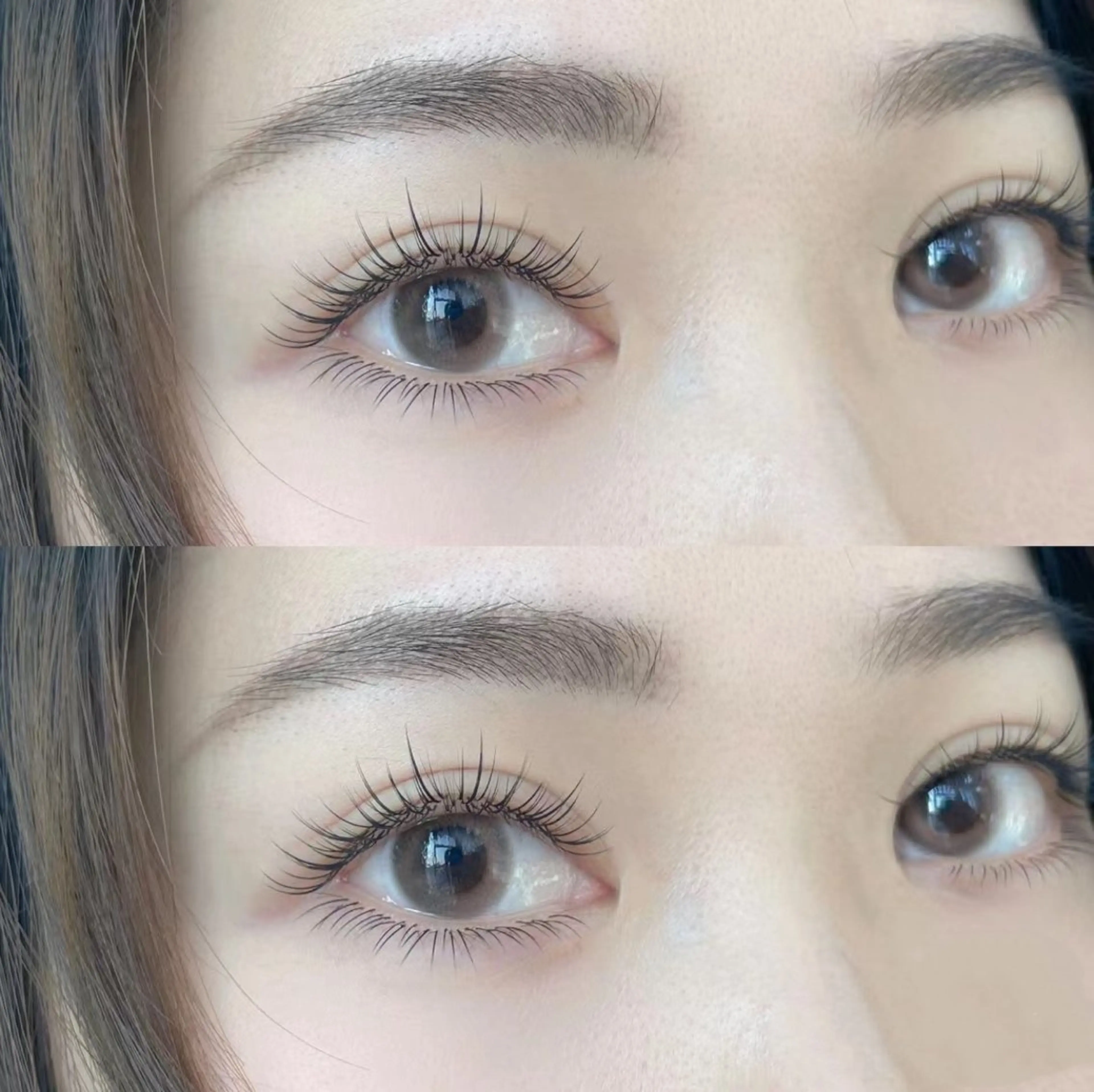 マツエク・マツパ バインドロック フラットラッシュ ナチュラル パリジェンヌラッシュリフト まつげパーマ YK 美學院のネイルデザイン