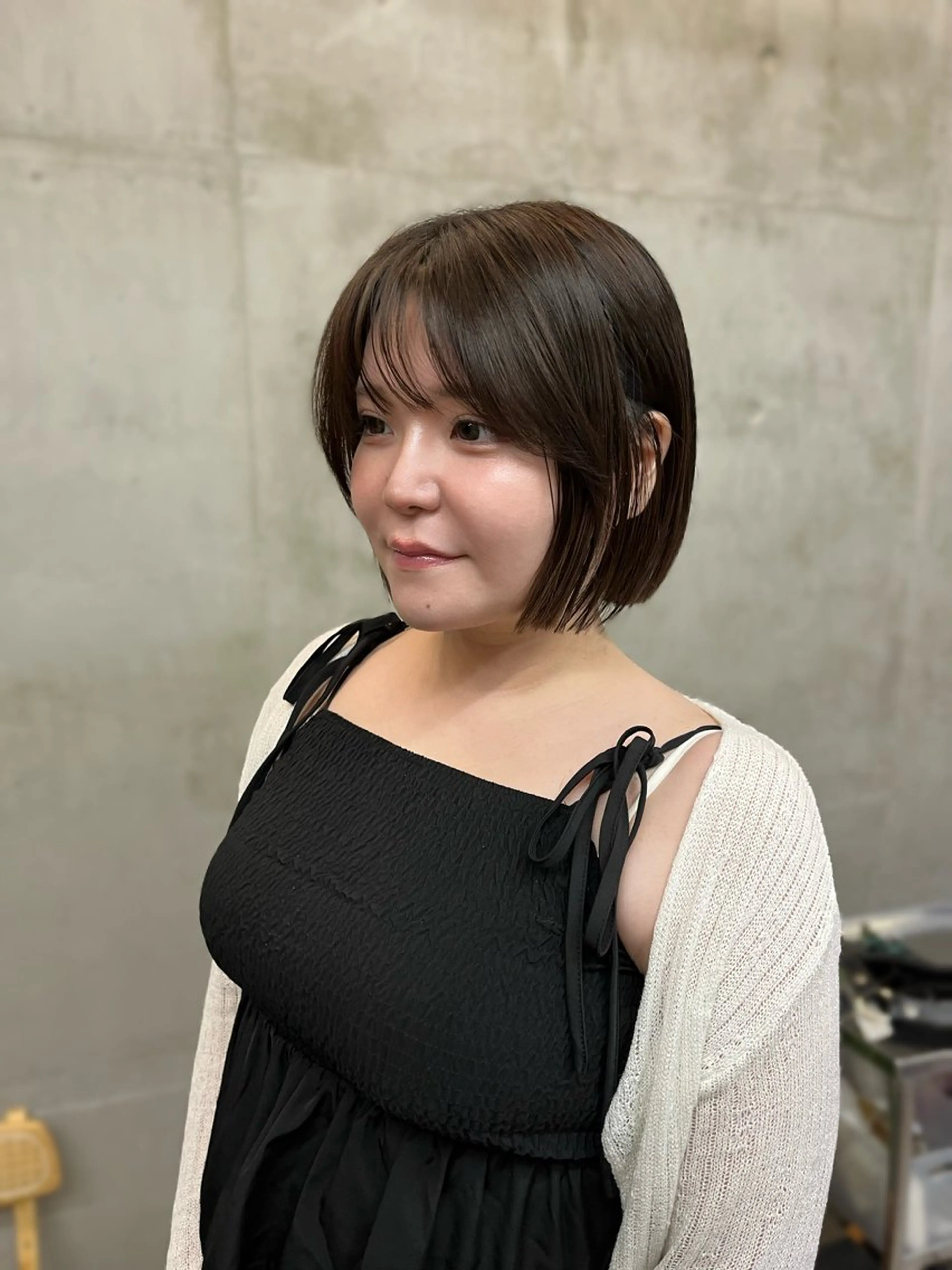 ショート カラー ベージュカラー ブリーチ ケアブリーチ 透明感カラー ダブルカラー SALT WATER所属・🫐 𝐌𝐚𝐨 🫐ボブモデル募集のヘアスタイル