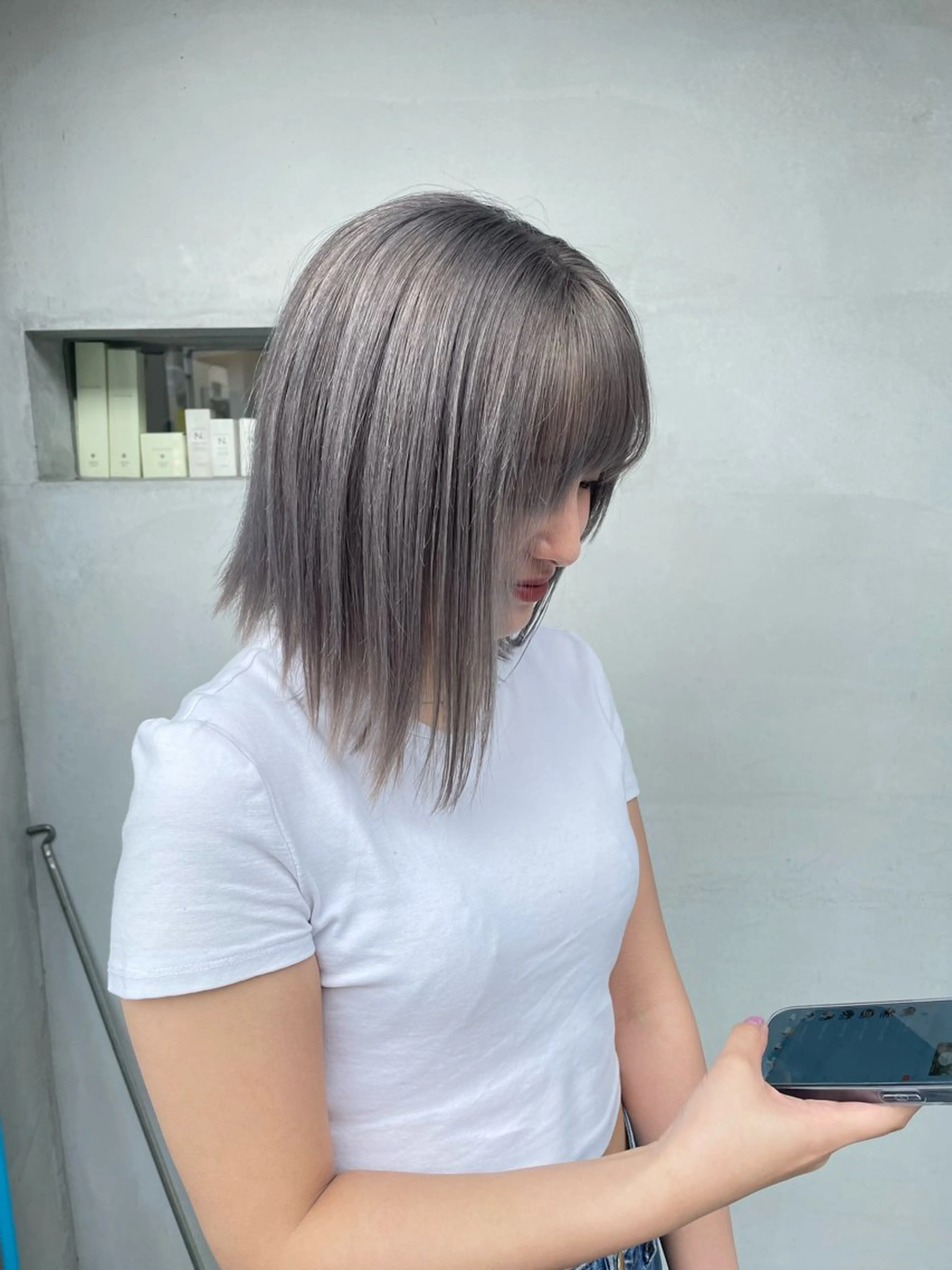 ミディアム FLOPNIK所属・kurea☺︎☺︎ /國松紅杏のヘアスタイル