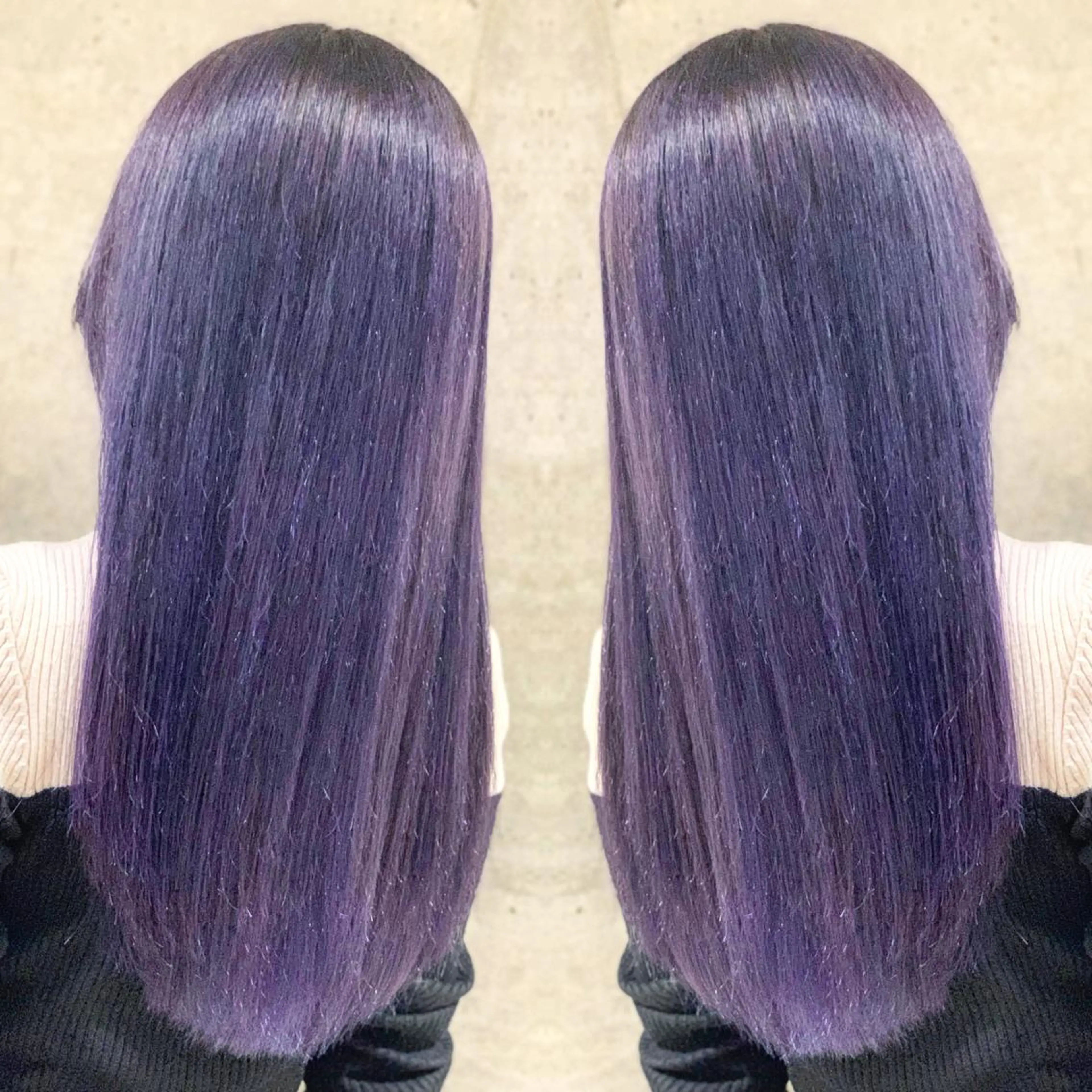 セミロング カラー ヘアアレンジ 髪質改善×ハイトーン 中田啄也のヘアスタイル