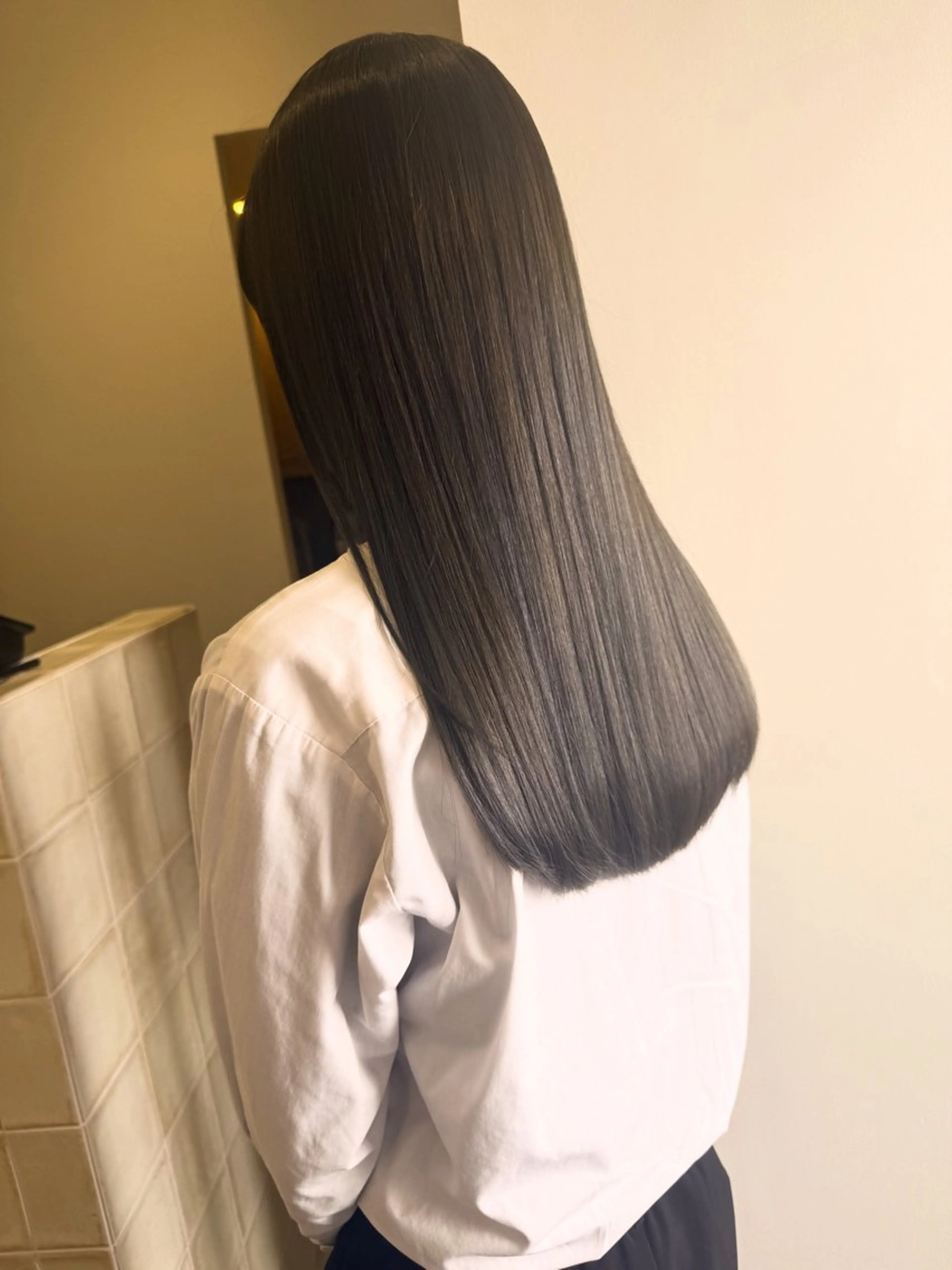 ロング カラー カット ヘアカラー U too e’s鎌 倉🌿店長🌿のヘアスタイル