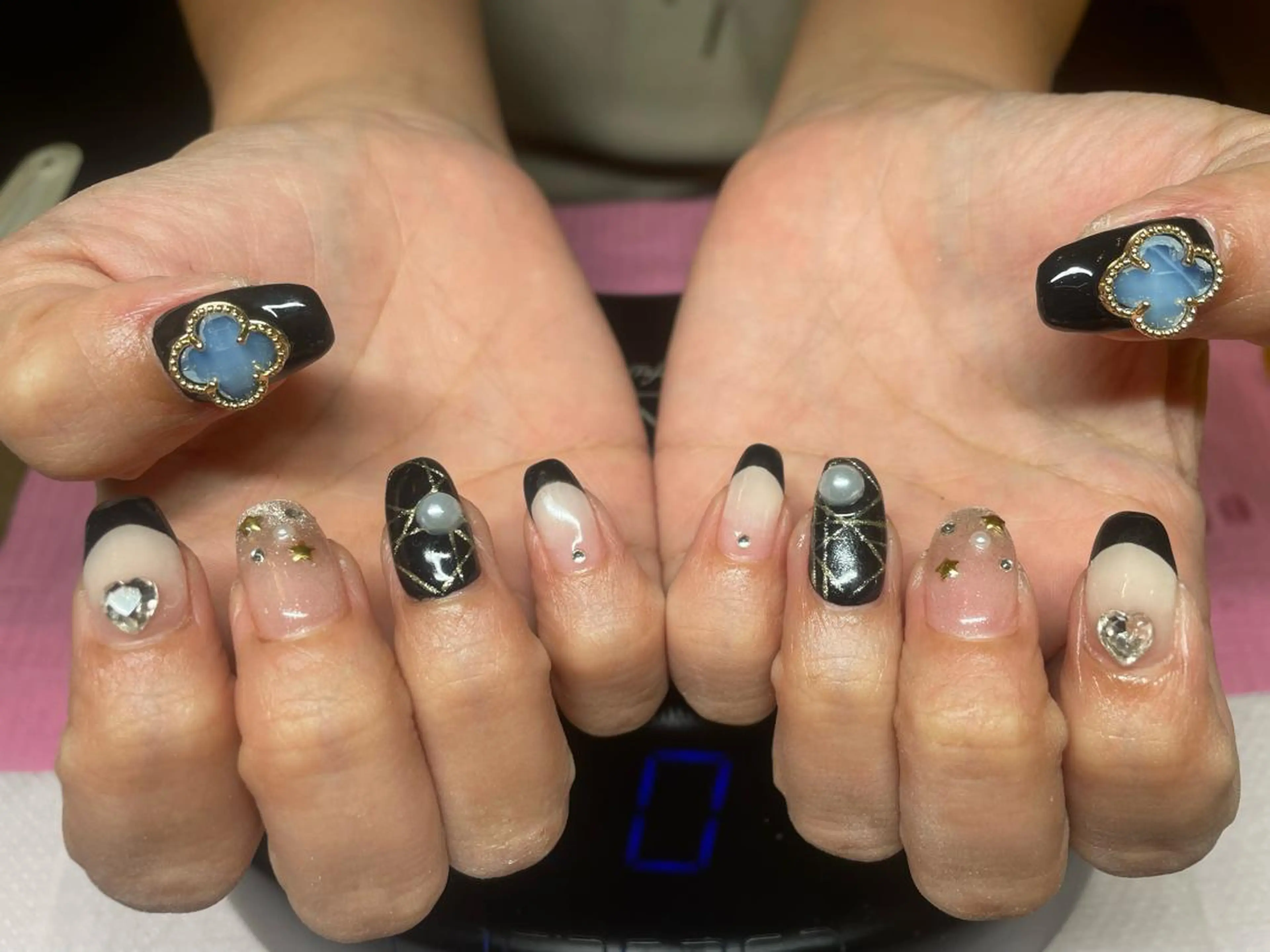 セミロング ネイル 持ち込み M. KOTOMIのネイルデザイン