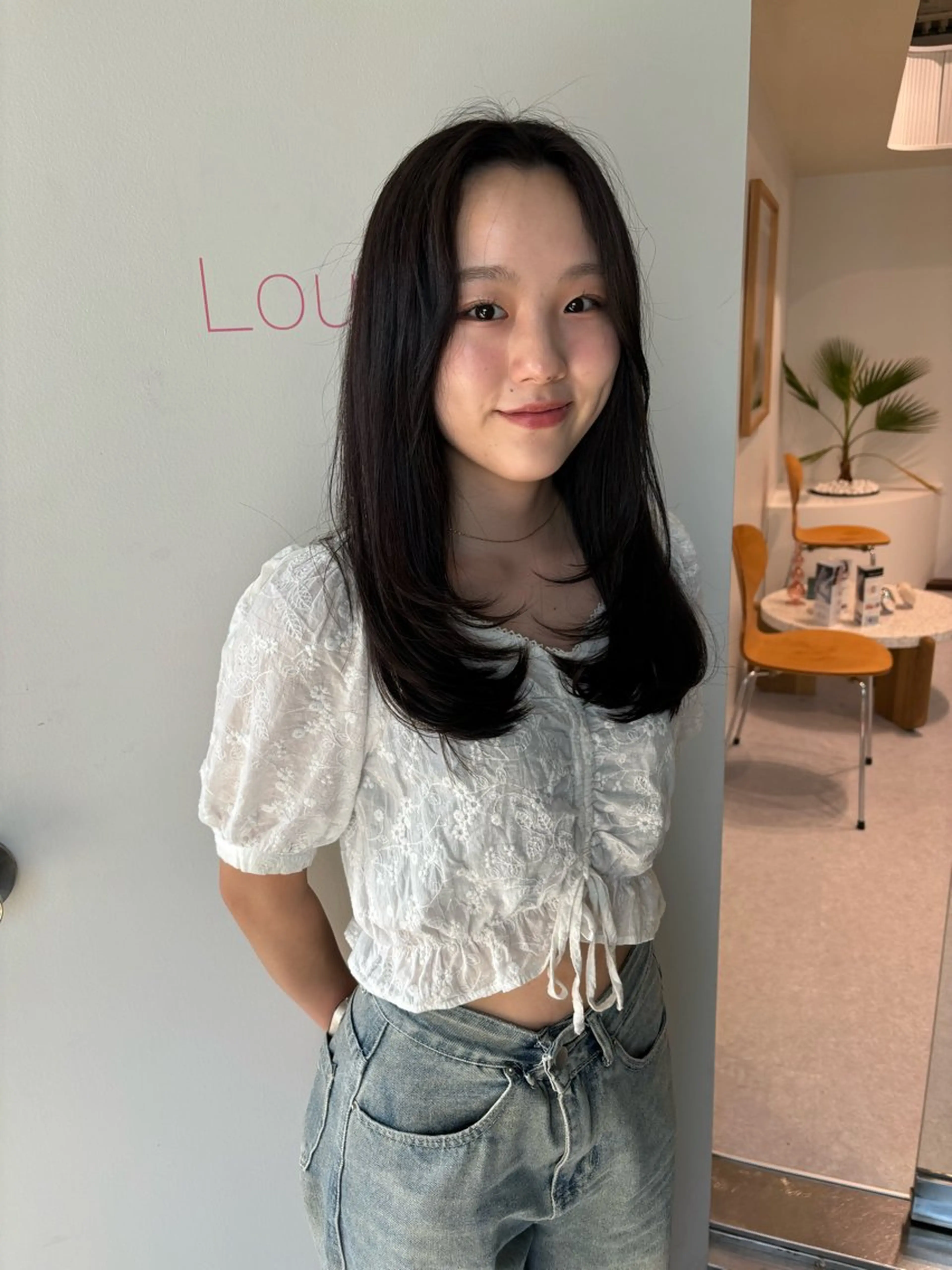 ロング カラー レイヤーカット カット ヘアカラー トリートメント レイヤーカット🎀 kanaのヘアスタイル
