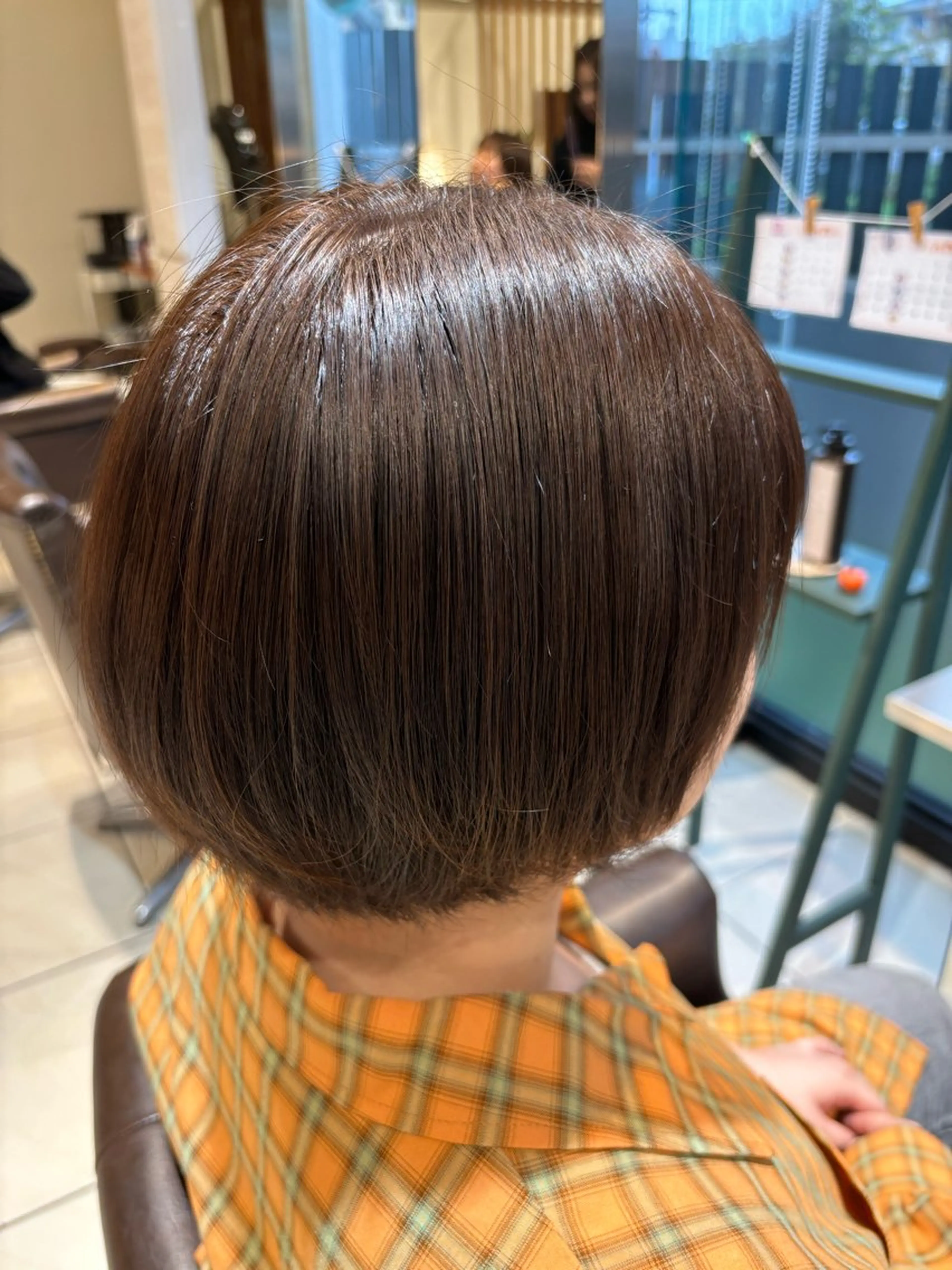 カラー 森山 実結のヘアスタイル