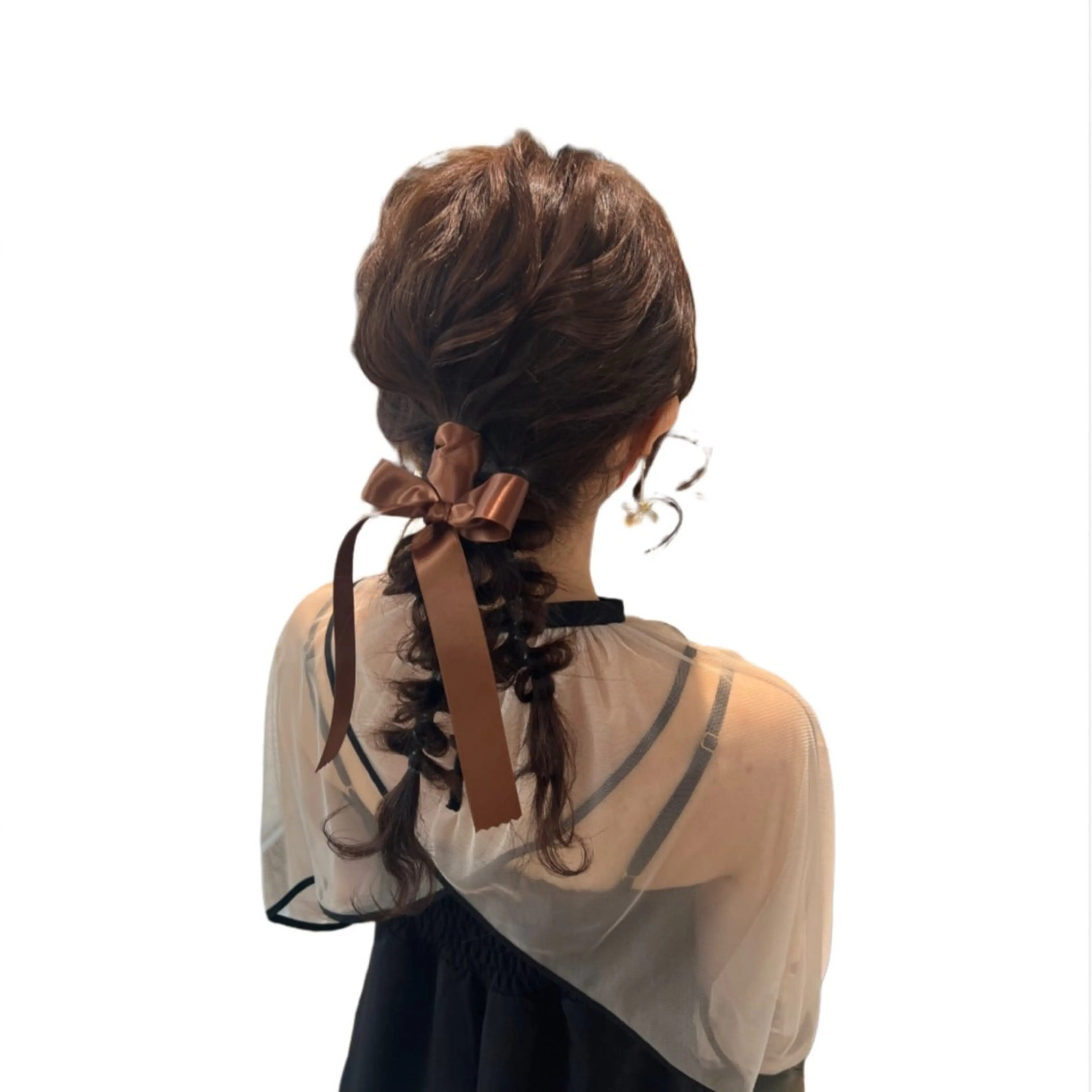 ミディアム ヘアセット SALOWIN： KASUMIのヘアスタイル