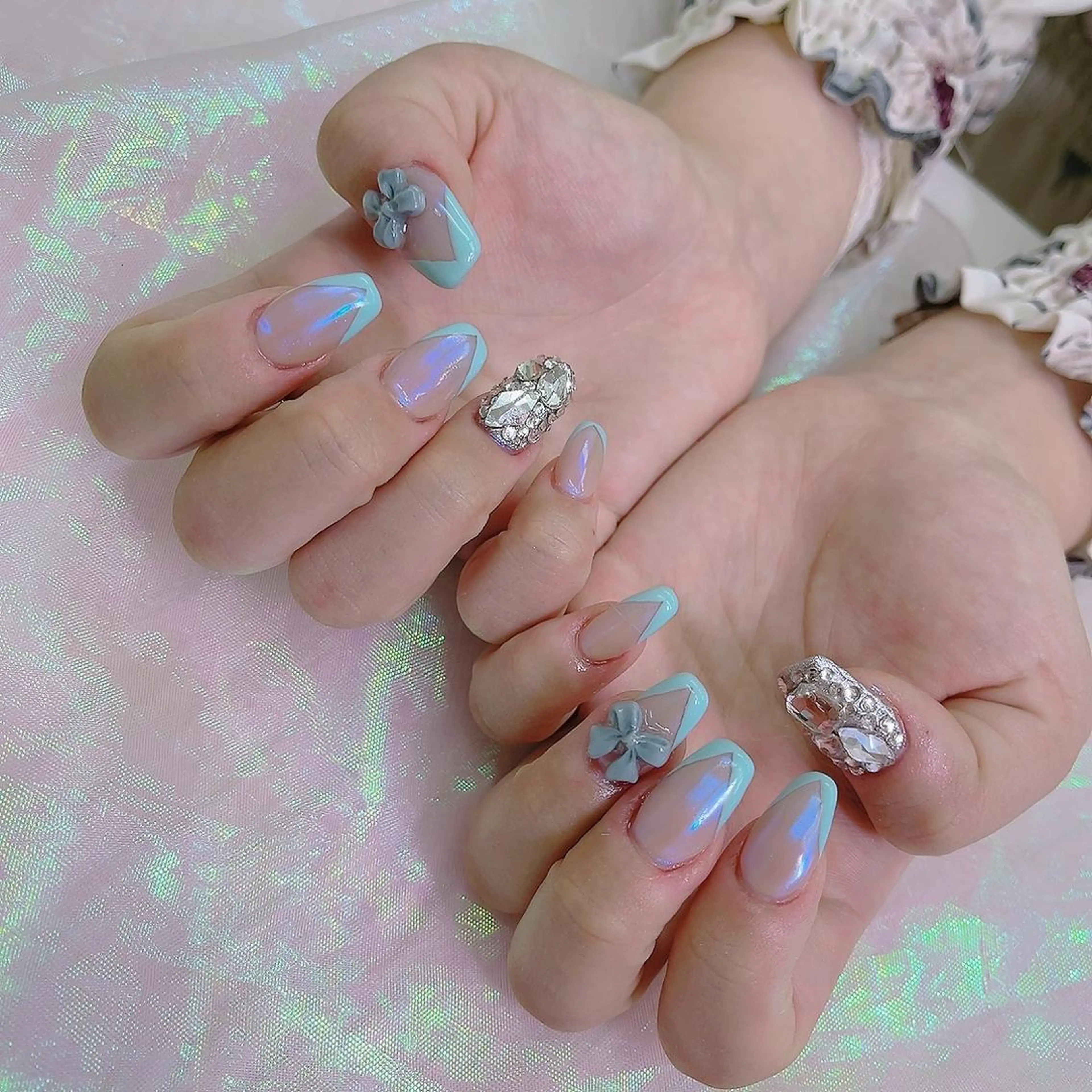 ネイル 🦋ネイルサロン ブラン🌈ゆりのネイルデザイン