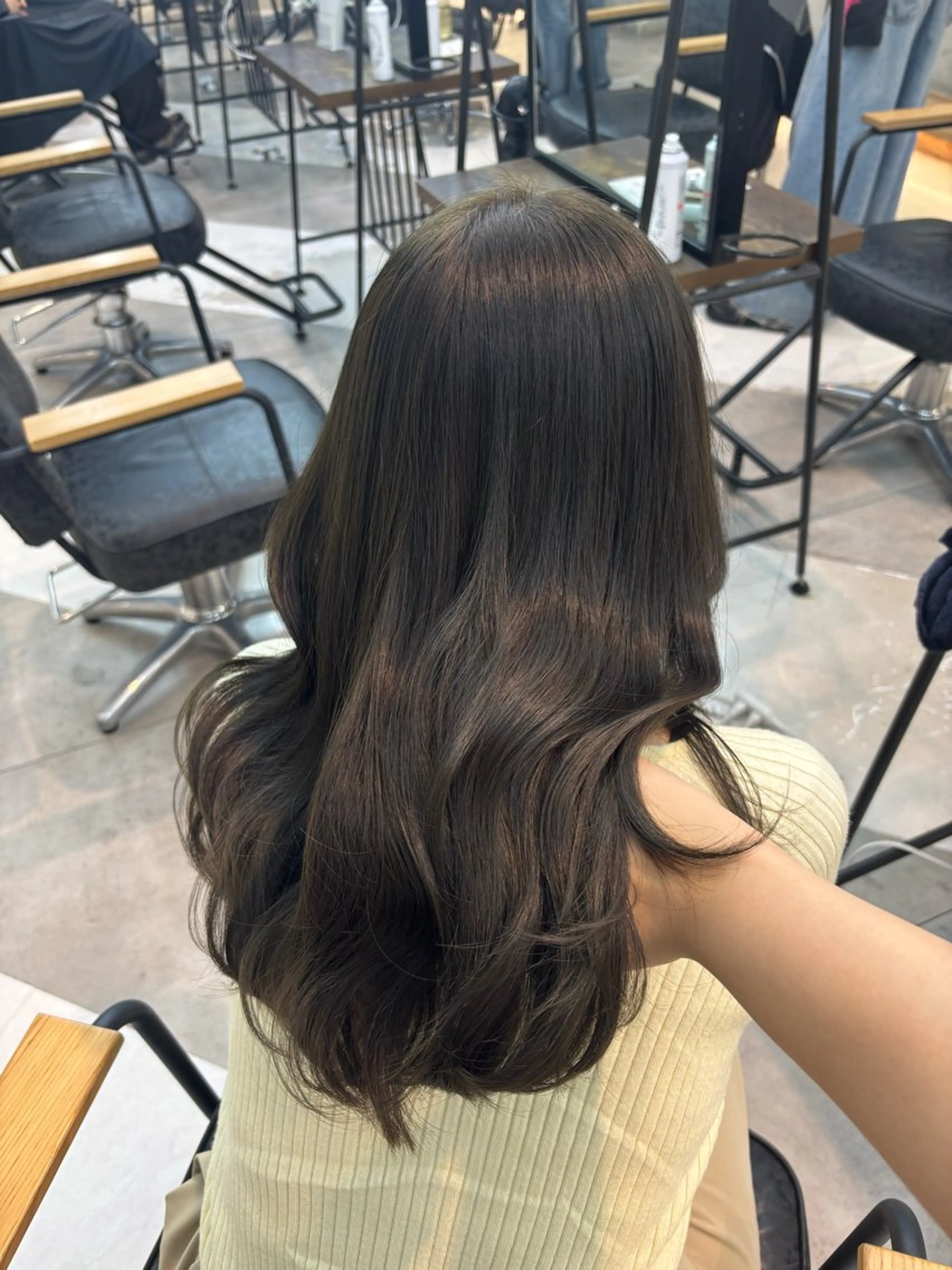 ロング カラー ヘアカラー 透明感カラー/ネイル hiroka🩰🎀のネイルデザイン
