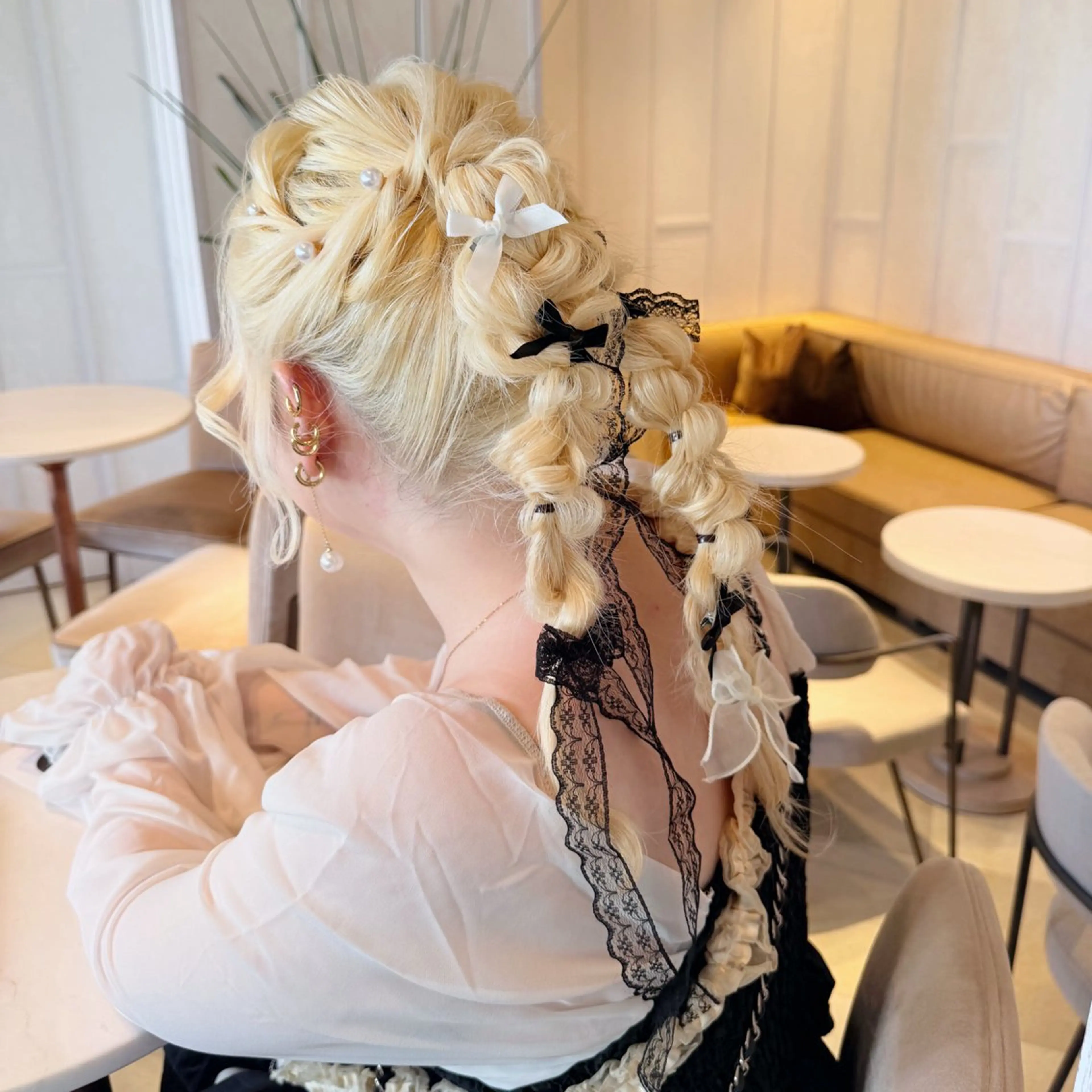 ロング ヘアアレンジ ポニーテール 古沢 みづきのヘアスタイル