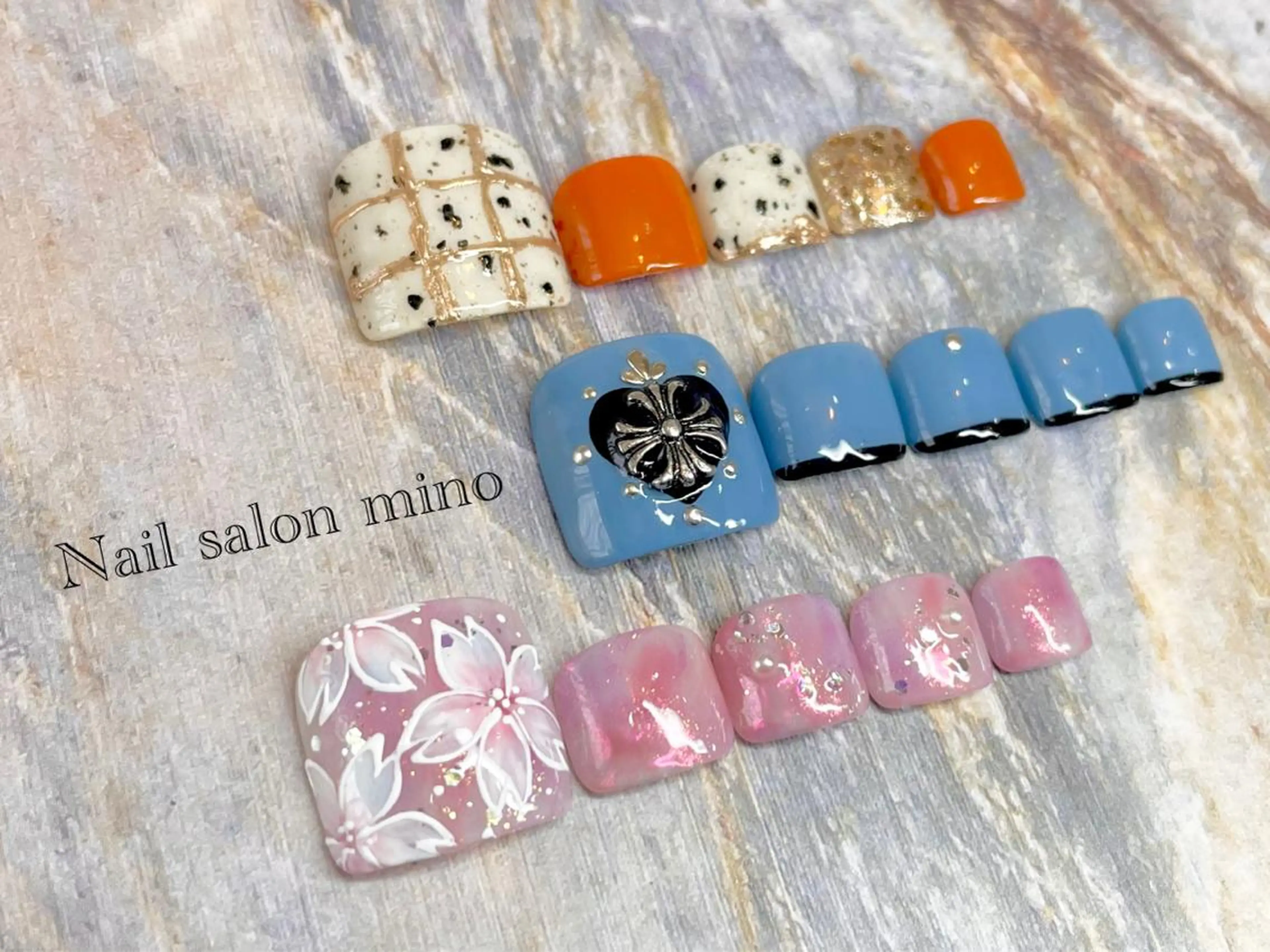 ネイル フットネイル 三野　nail salon minoのネイルデザイン
