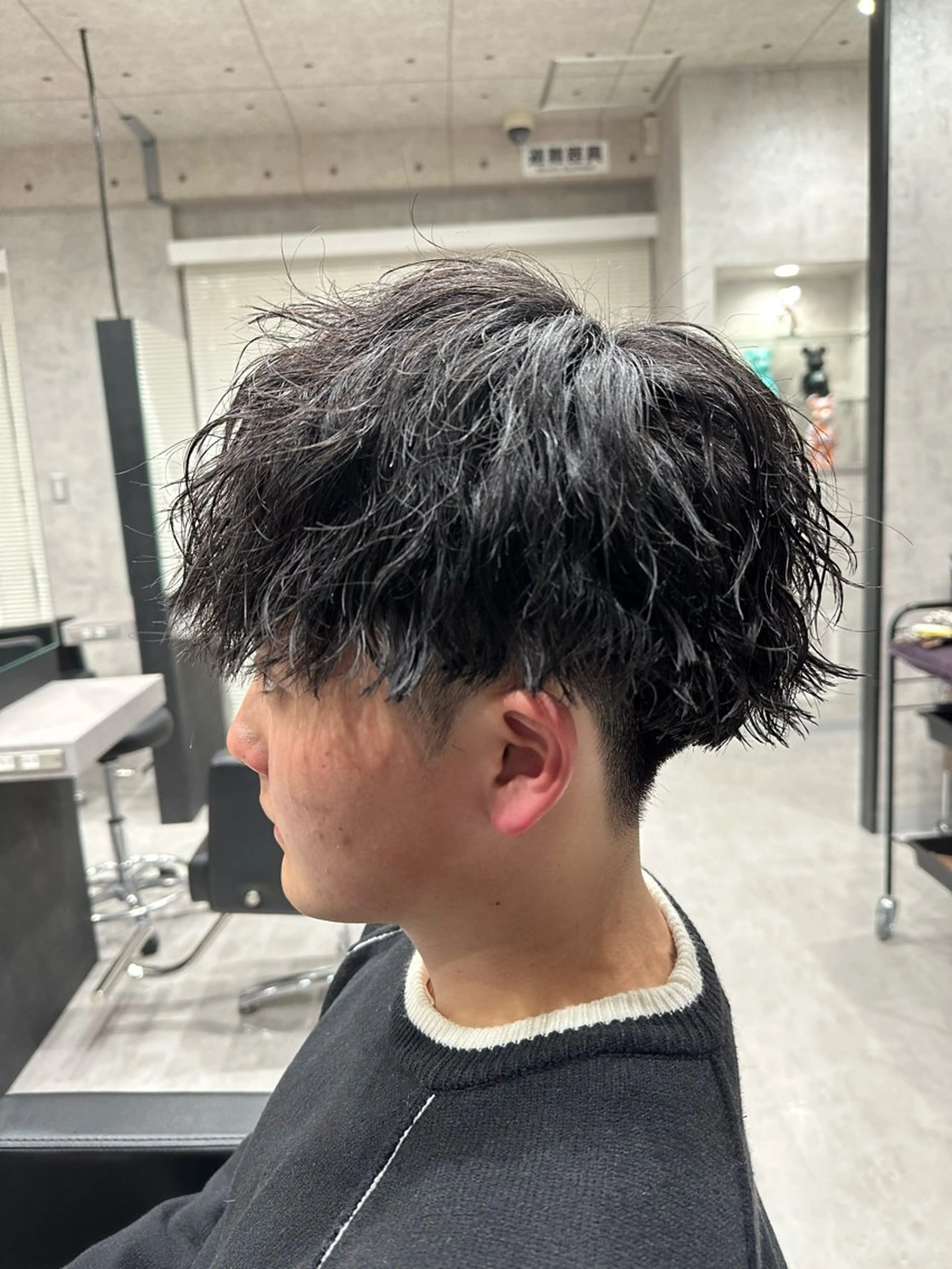 ショート パーマ メンズ メンズパーマ ツイストスパイラルパーマ スパイラルパーマ カット 「パーマ指名No1 🥇」小日向悠のヘアスタイル