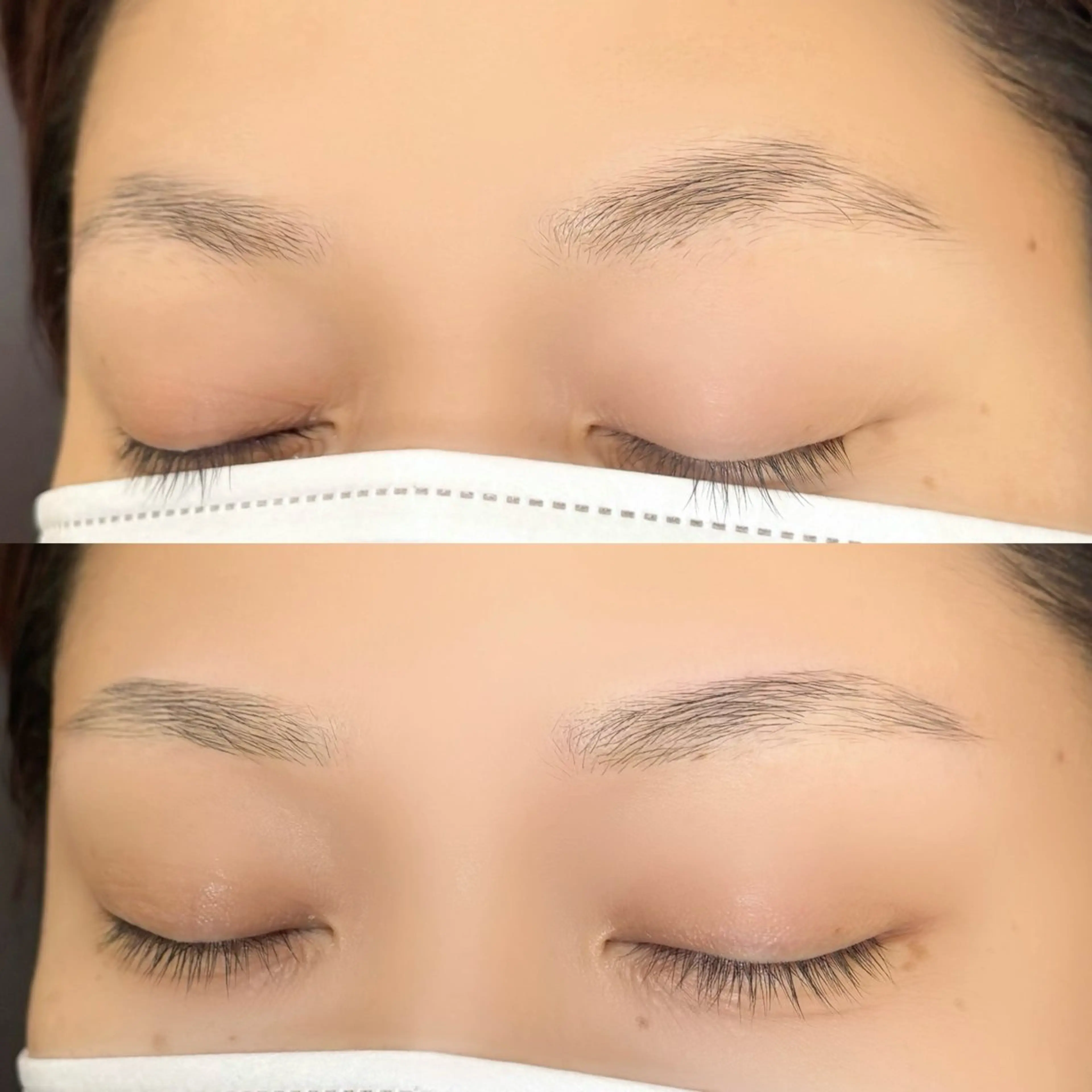 アイブロウ ワックス脱毛 佐々木🪽‪ 《まつ毛パーマ》のマツエク・マツパデザイン