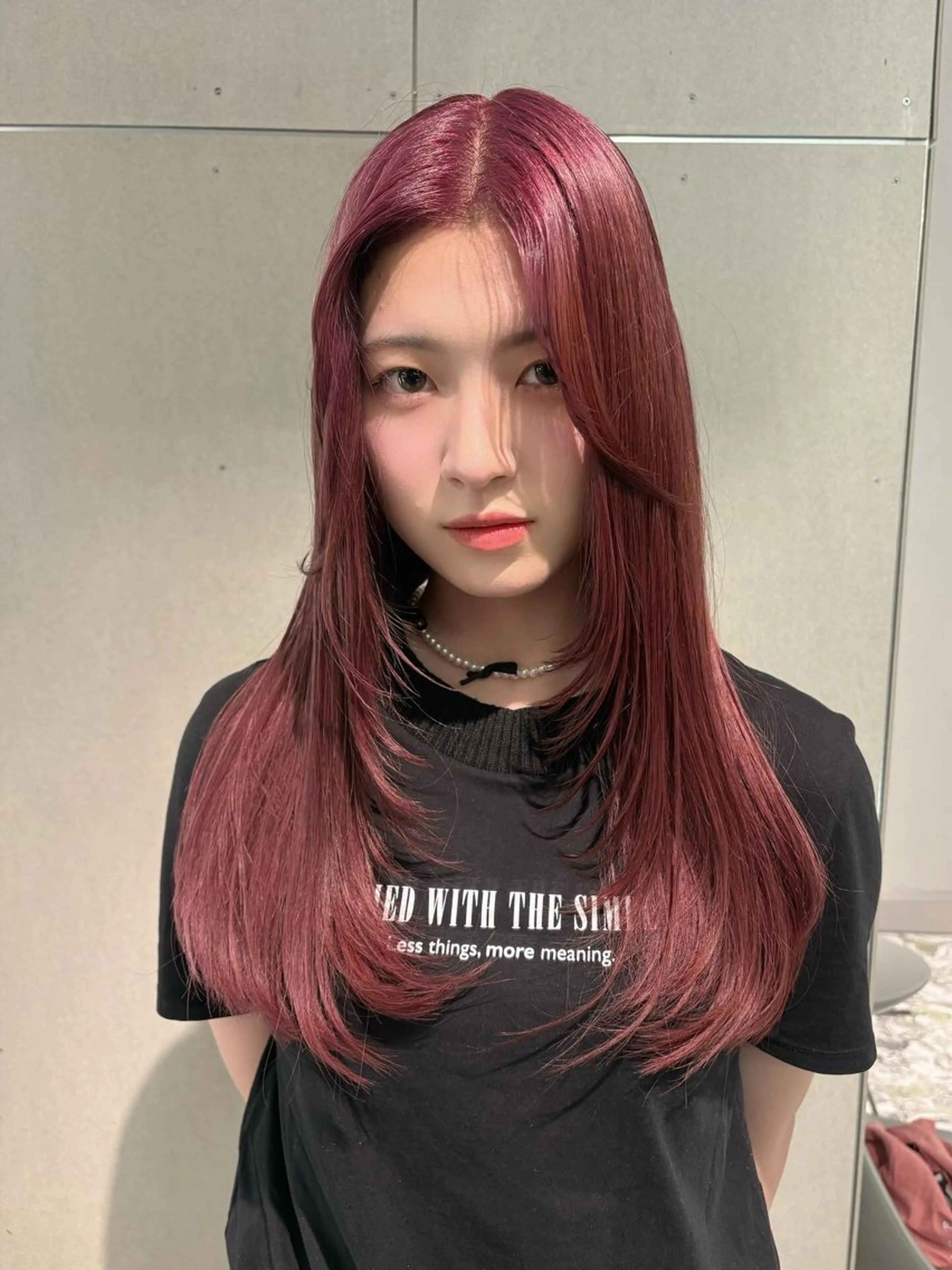 カラー ヘアカラー Harune/うる艶 ハイトーンのヘアスタイル