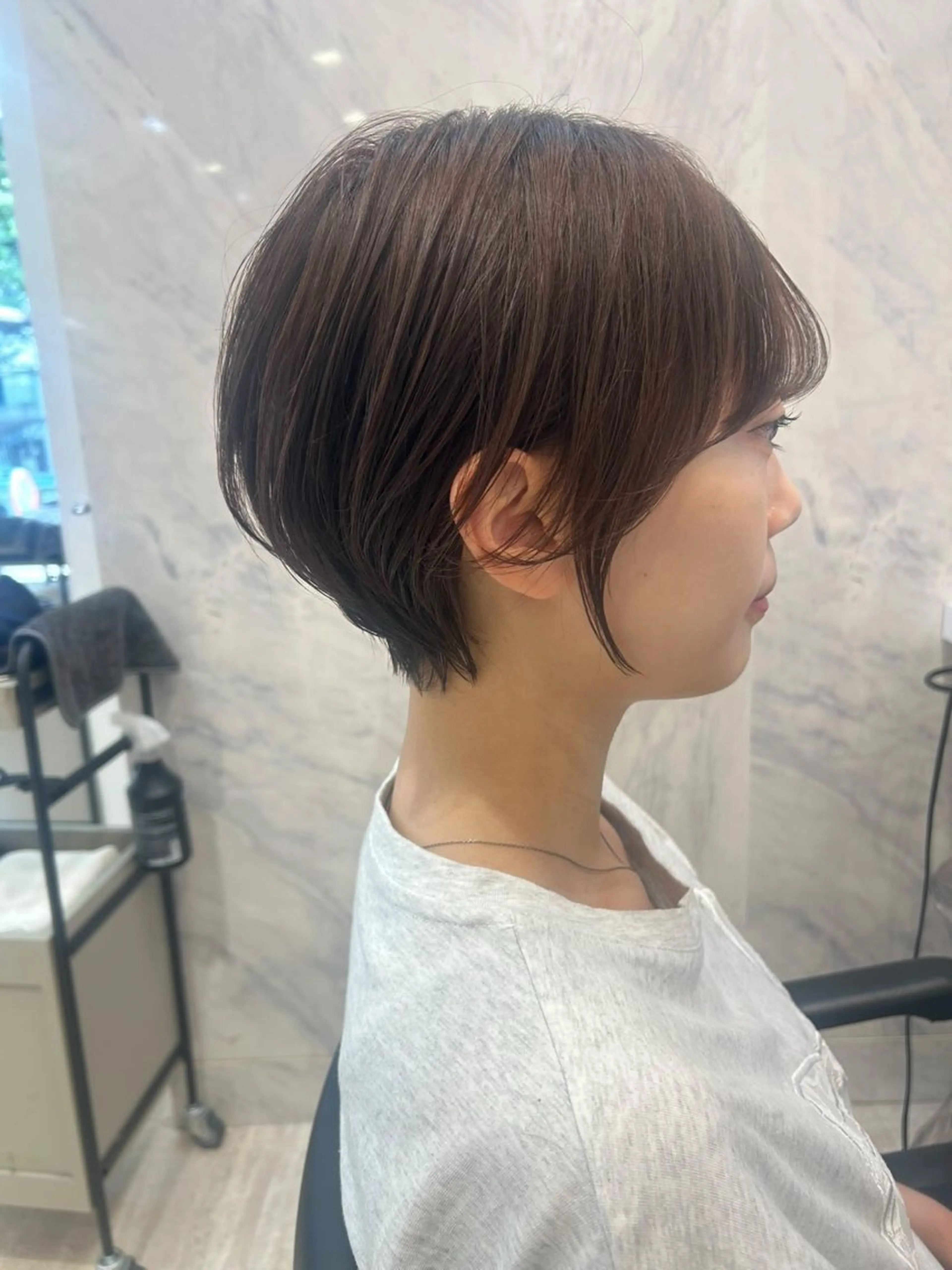 ショート カット Gardenhair 小笠原篤矢ショートのヘアスタイル