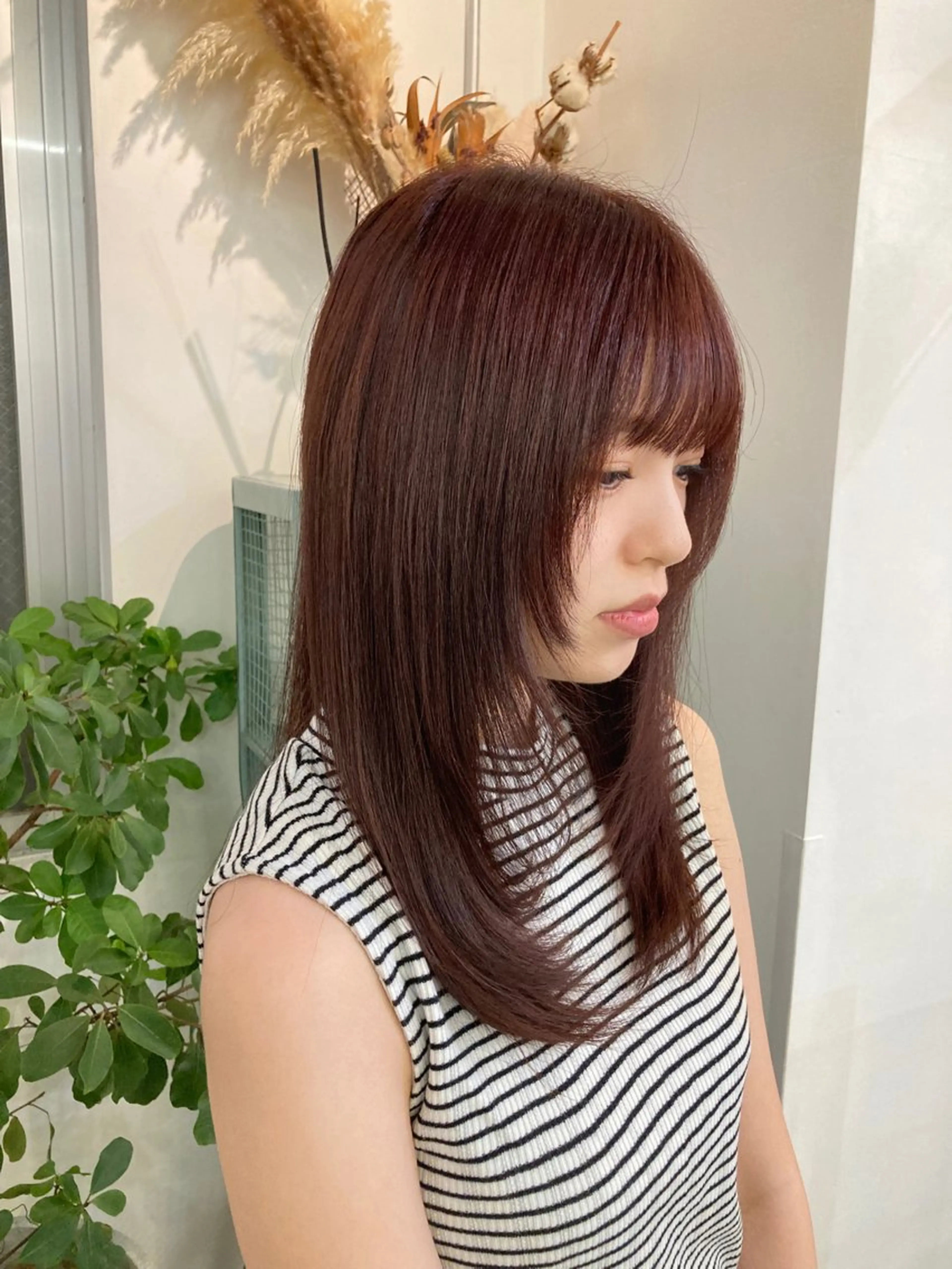 カラー ブラウンカラー ピンクカラー ヘアカラー SYUK miu🌷のヘアスタイル