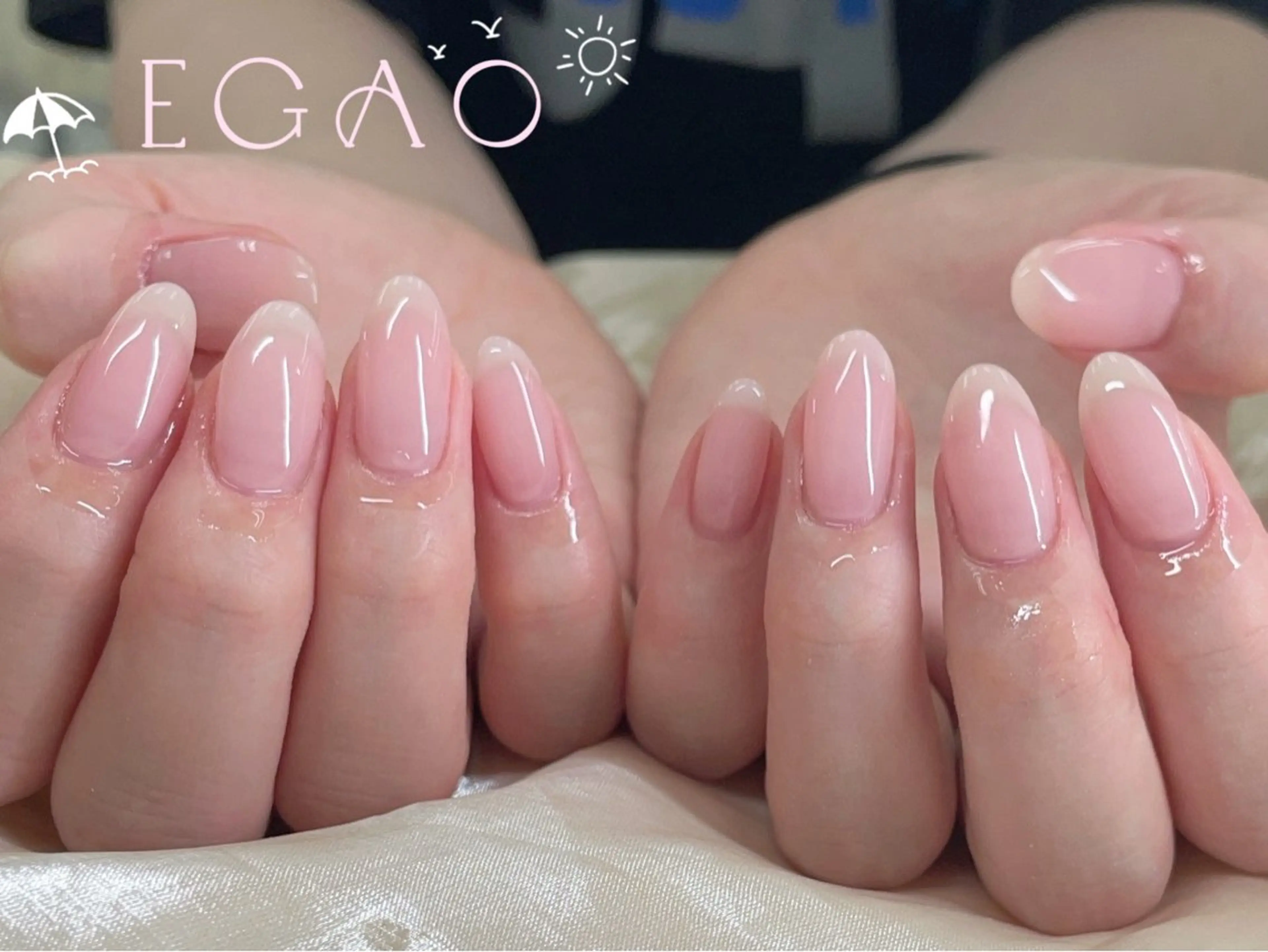 ネイル アートネイル フットネイル フレンチネイル ジェルネイル グラデーション ハンドネイル Egao Nail Salonのネイルデザイン