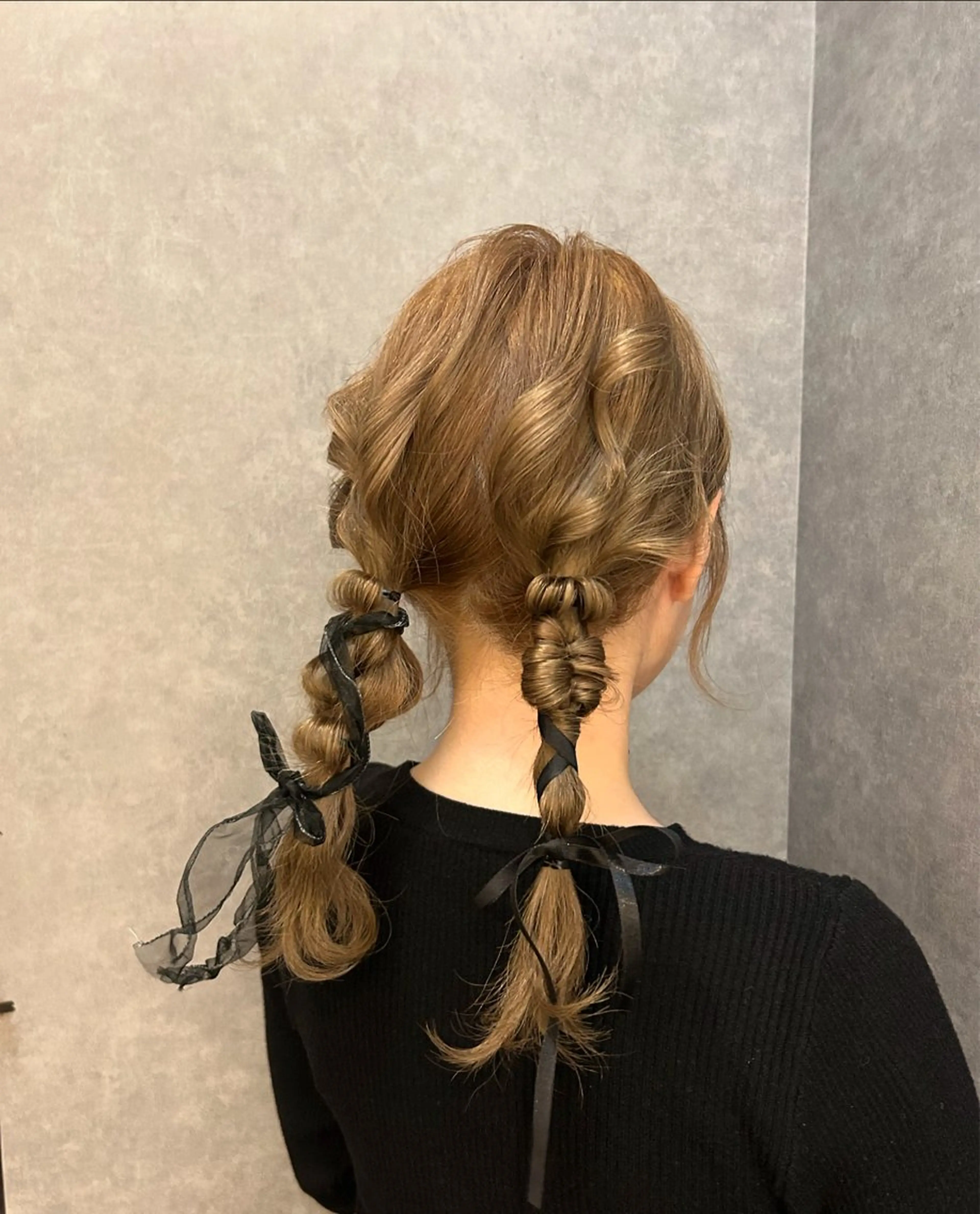 セミロング ヘアアレンジ ヘアセット LaBless ‎♡ 艶カラー/RIOのヘアスタイル