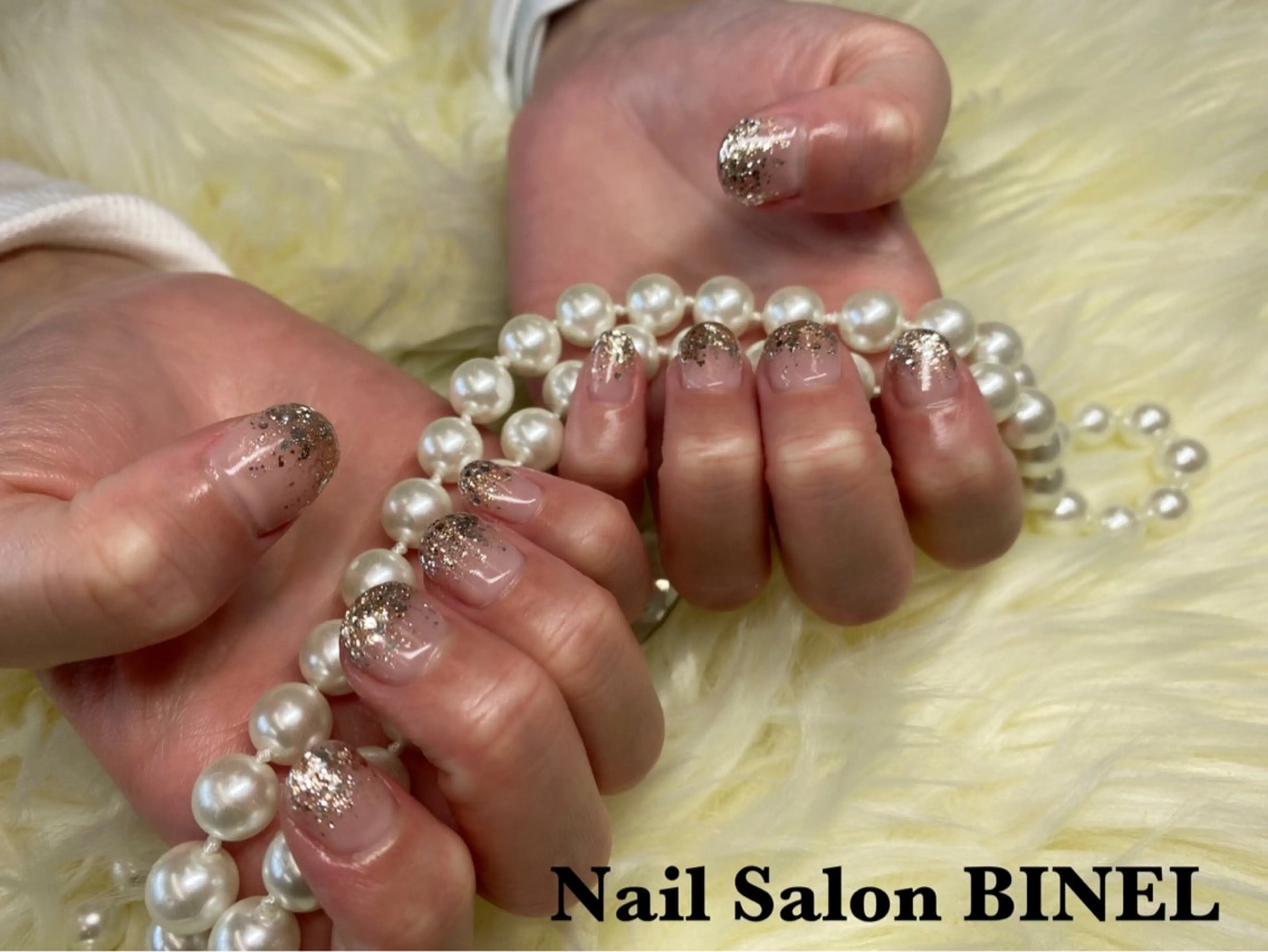 ネイル ラメ(グリッター) ラメグラデーション ハンドネイル H. Yuukaのネイルデザイン