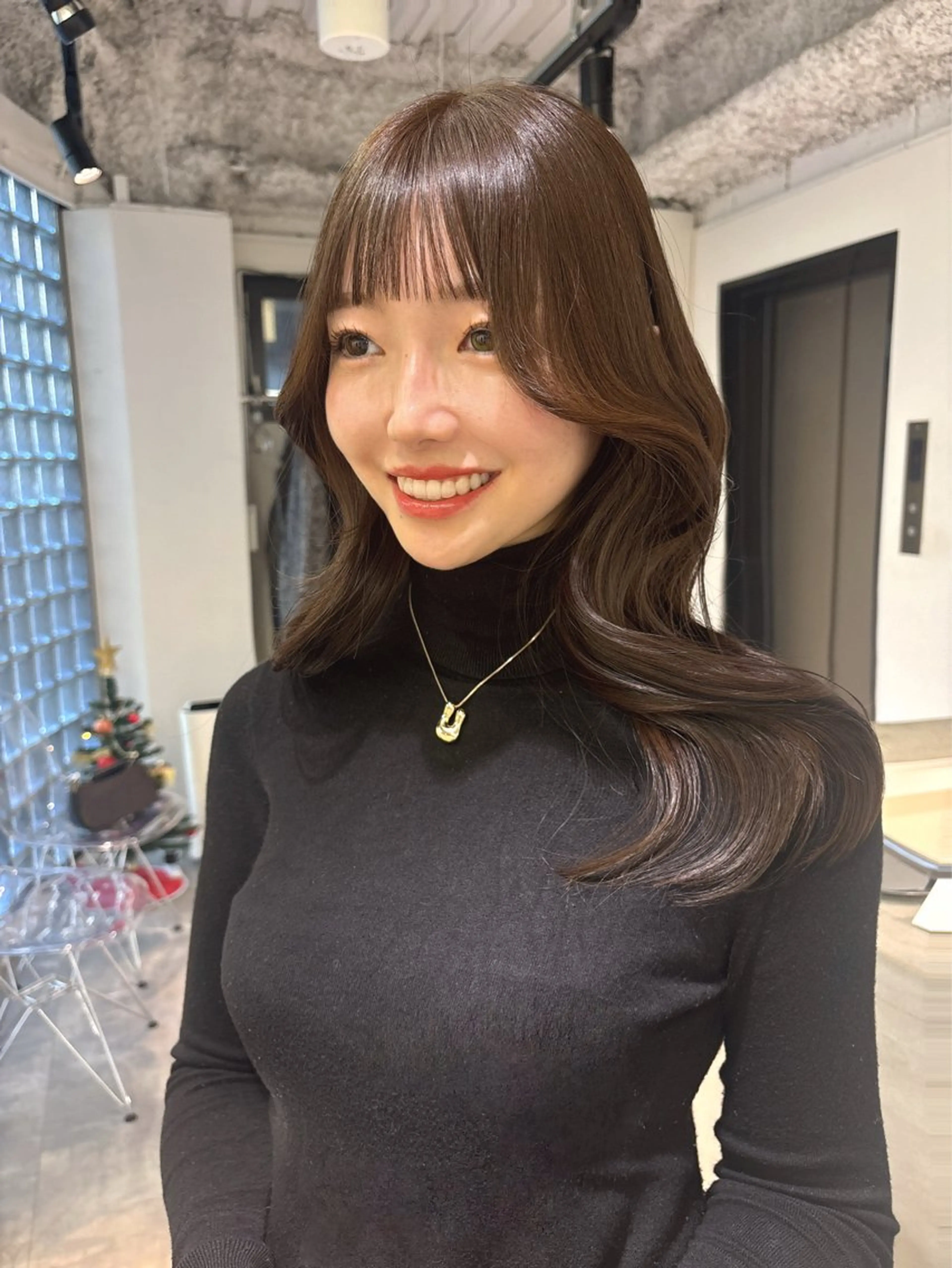 ミディアム ヘアカラー 梅田/ハイトーン /カラー特化/りんくのヘアスタイル