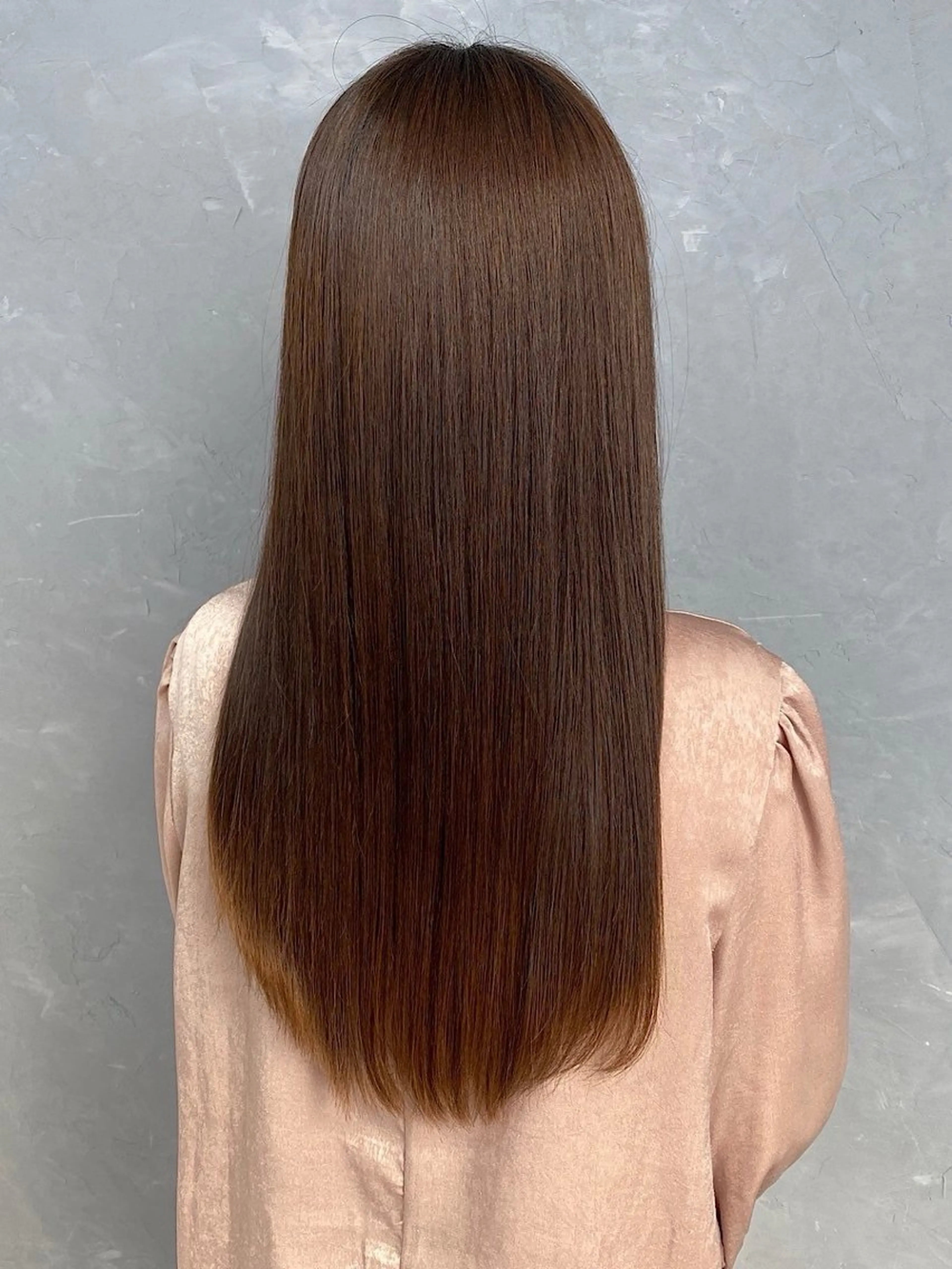 ロング 縮毛矯正 レベンス田町 西谷悠のヘアスタイル
