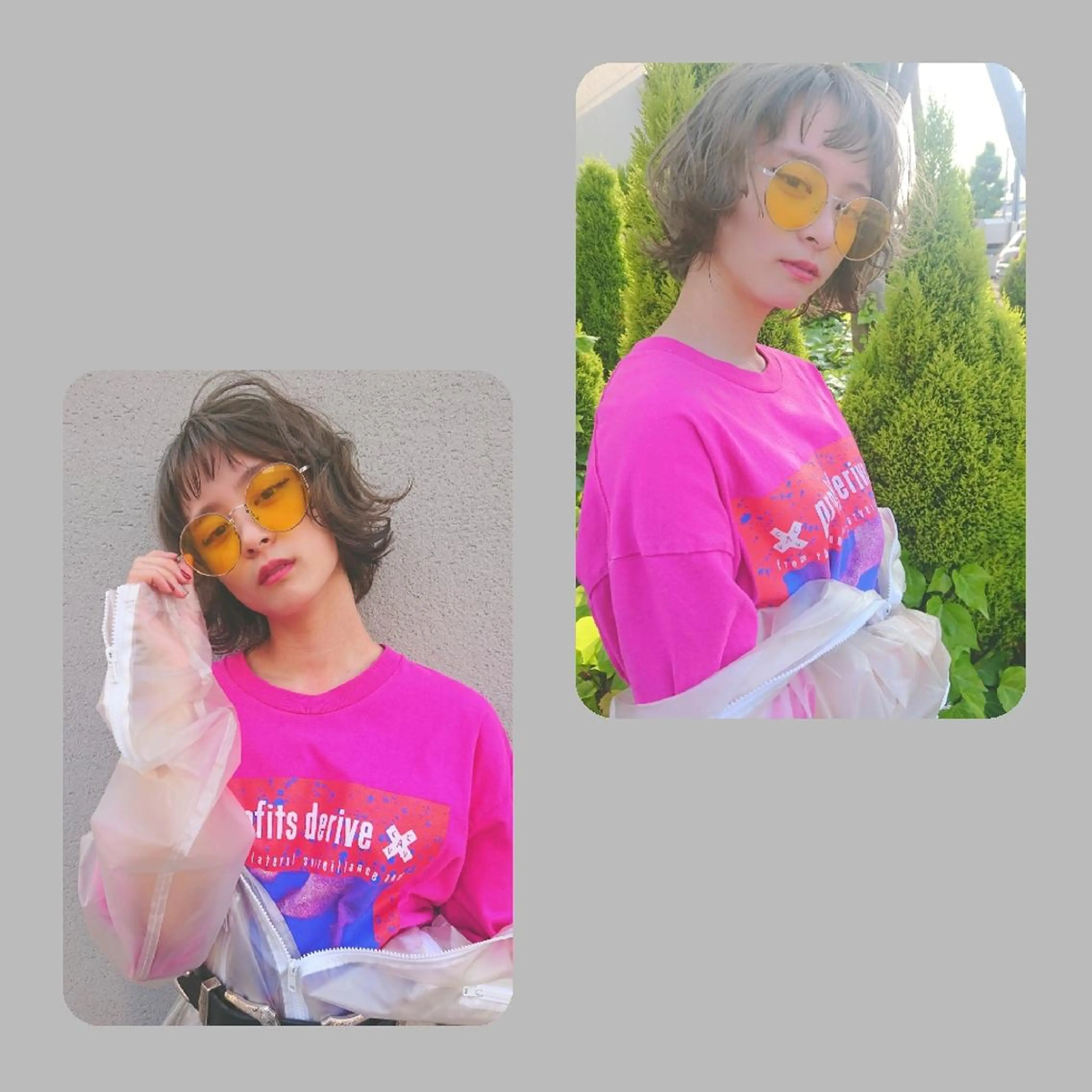 ミディアム カラー ベージュカラー ブリーチ デザインカラー ミルクティーベージュ ボブ nambu-GARDEN所属・上田 昂雅のヘアスタイル