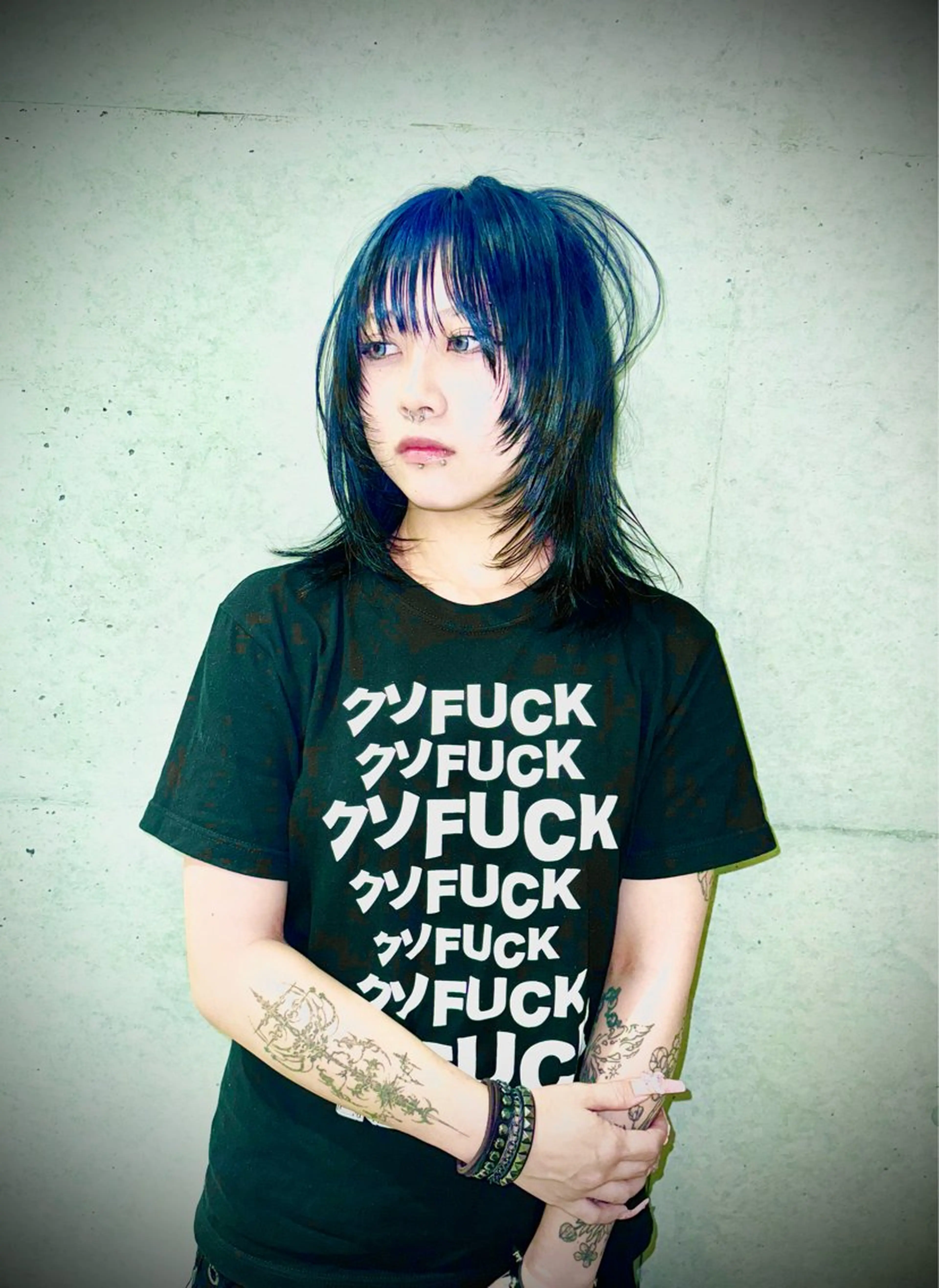 ミディアム カラー デザインカラー⭐︎★ 🐆hyoma🐆のヘアスタイル