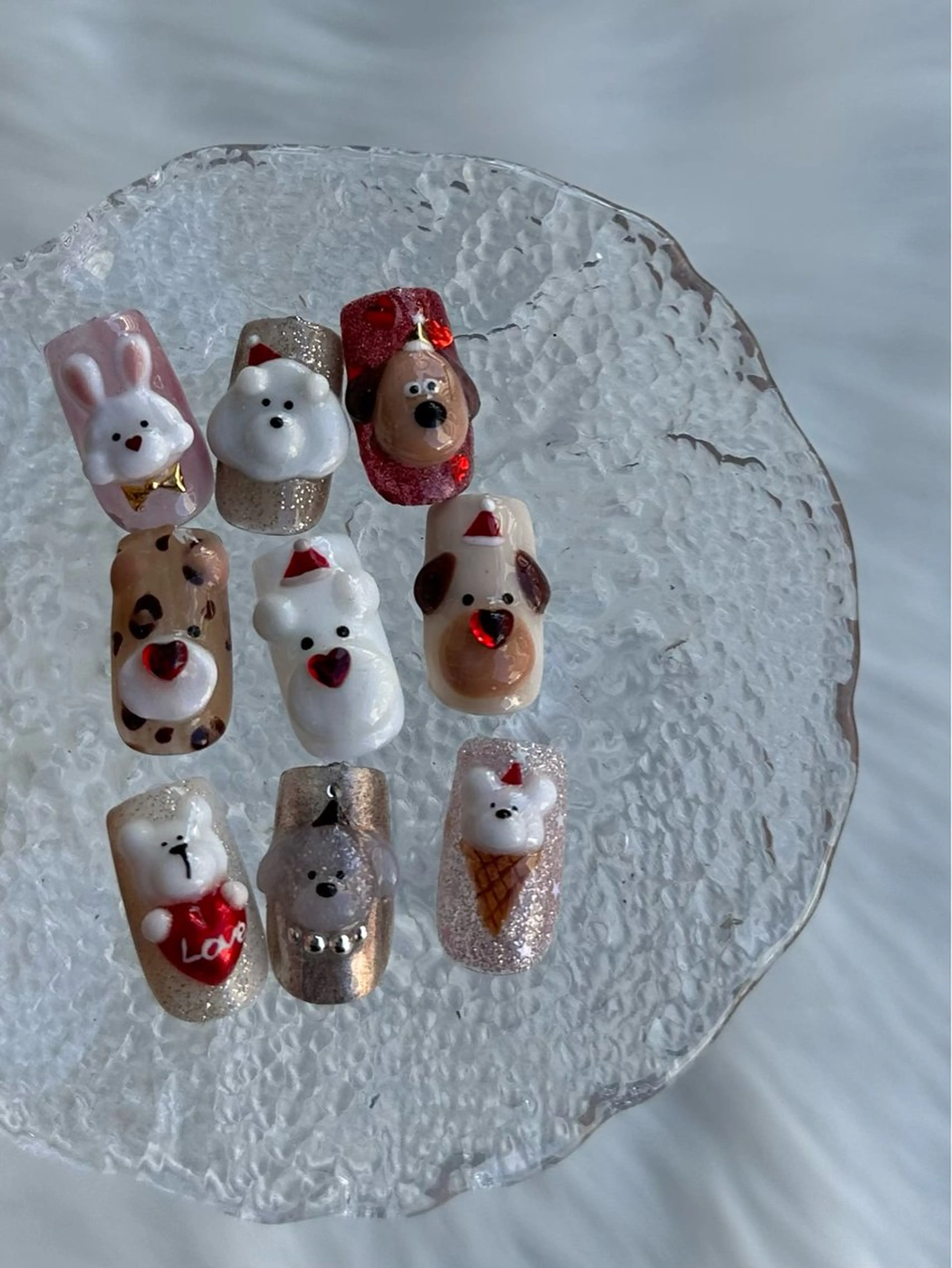 ネイル 冬ネイル クリスマス nalu🐚 京橋｜Rommyのネイルデザイン