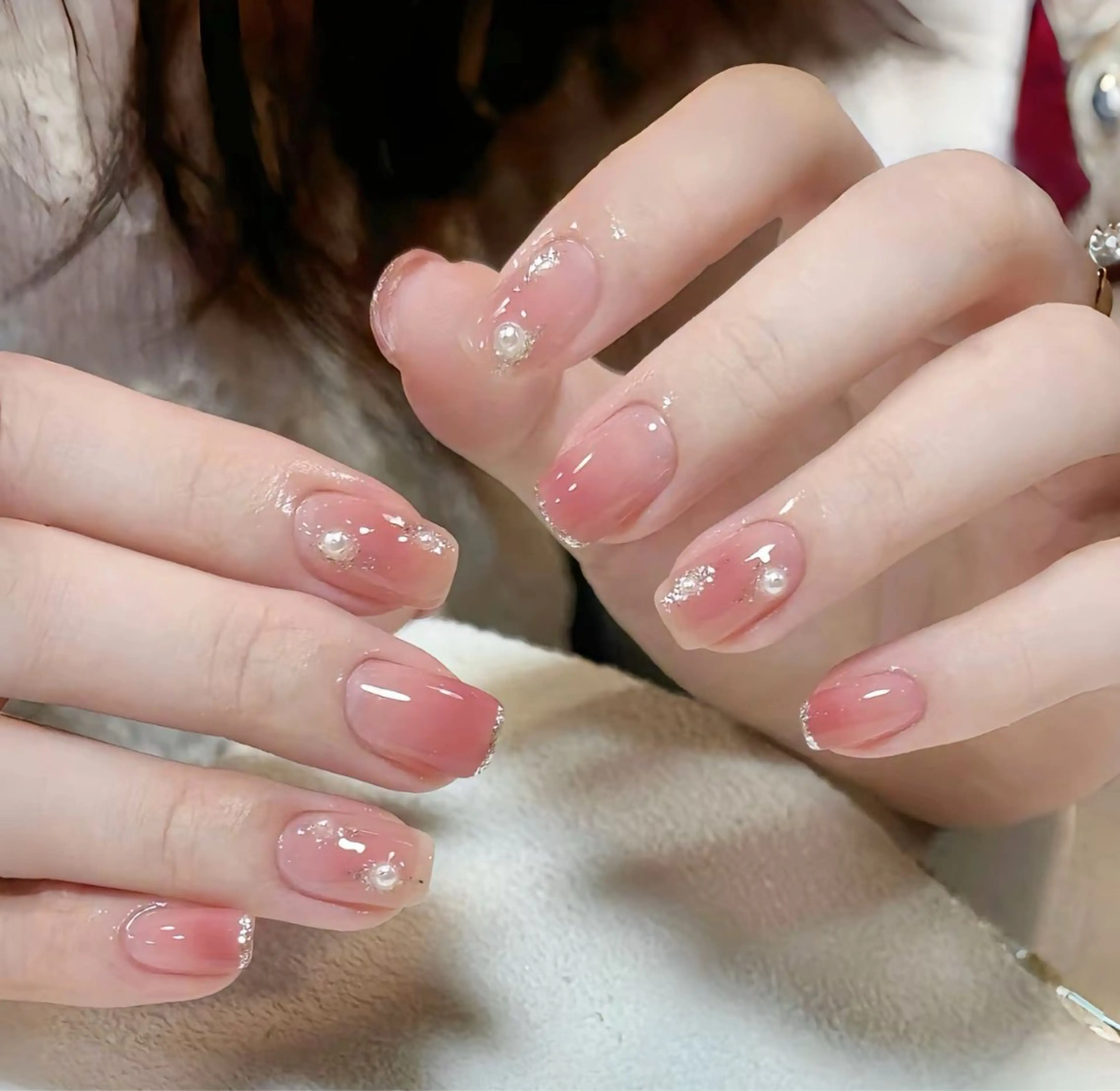 ネイル 持ち込み ワンカラーネイル ワンホンネイル ハンドネイル candy nail 韓国風ワンホンネイルのネイルデザイン