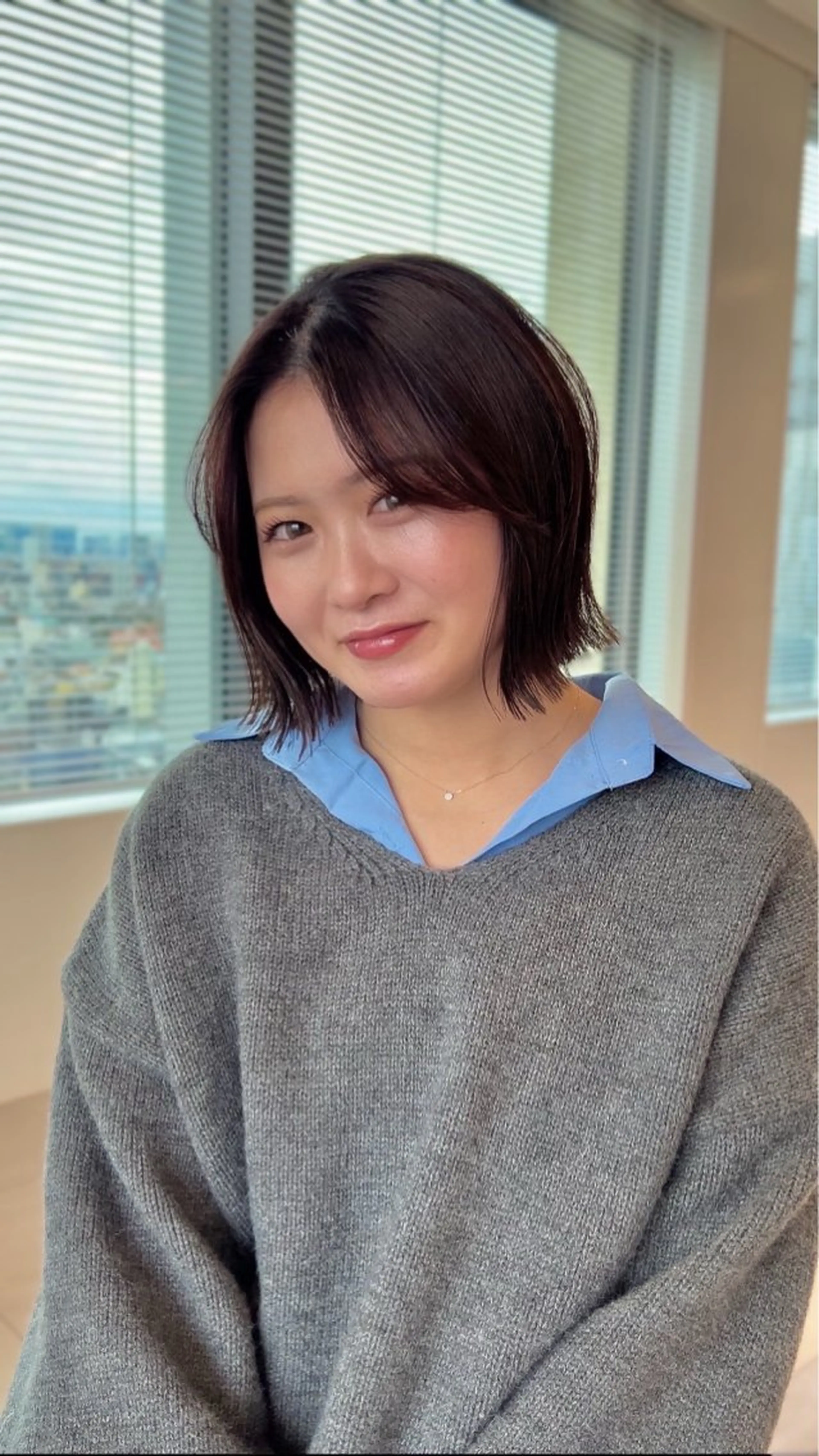 ショート カラー ⭐️似合わせボブ 縮毛矯正⭐️かえでのヘアスタイル