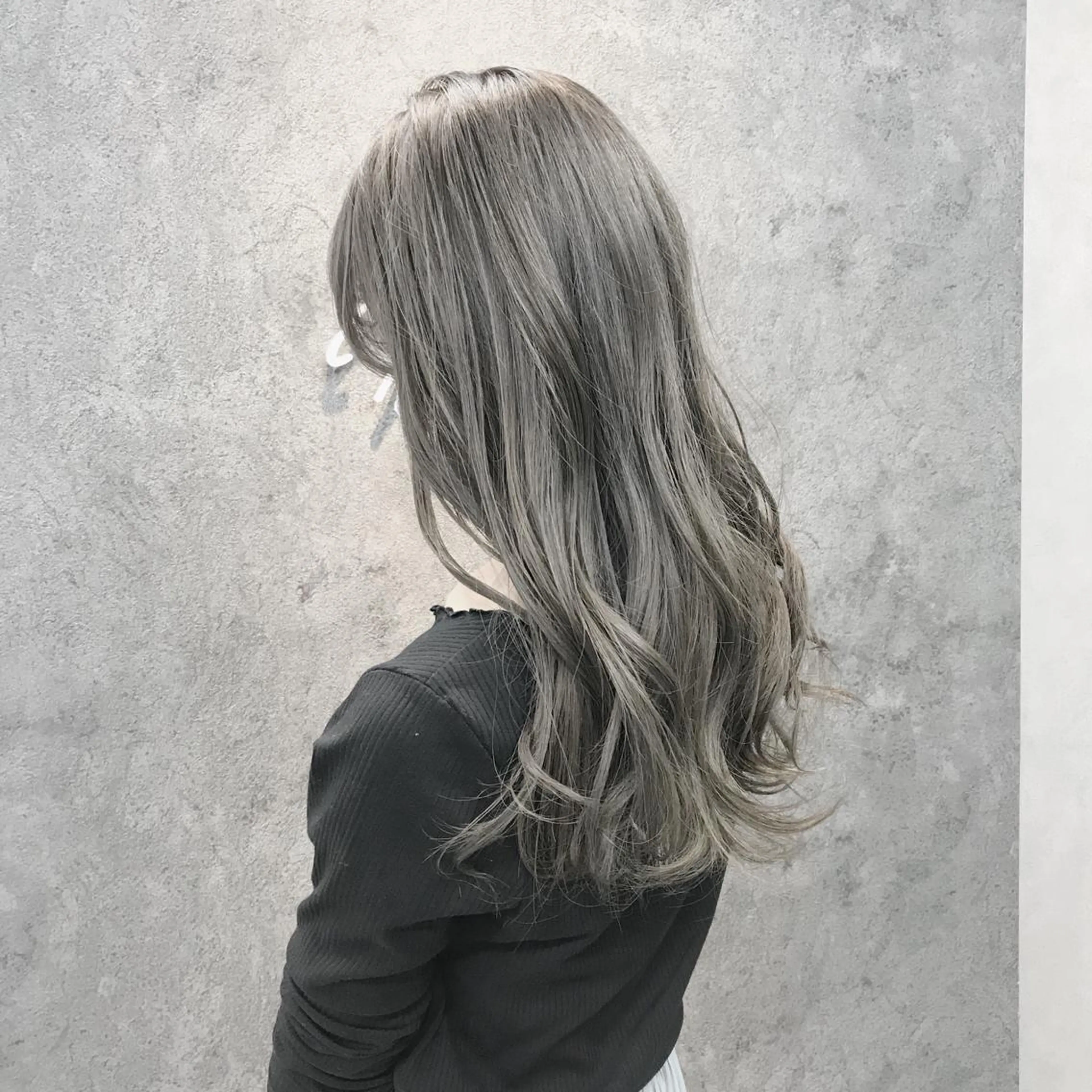 セミロング カット パーマ トリートメント 所渉/韓国レイヤー /ウルフカットのヘアスタイル