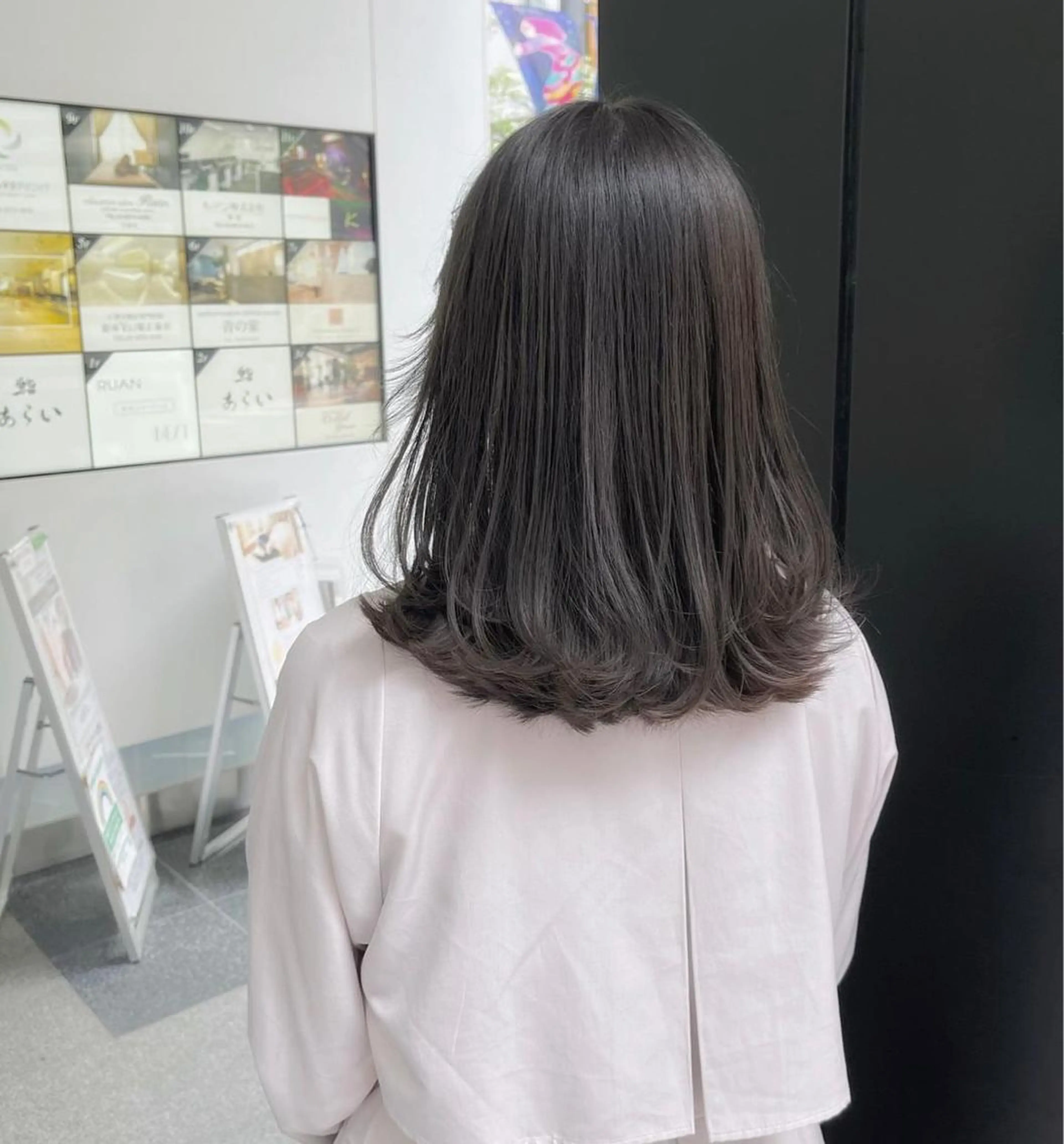 ミディアム カラー ヘアカラー ❤️‍🔥波巻きパー マ❤️‍🔥/大須賀のヘアスタイル