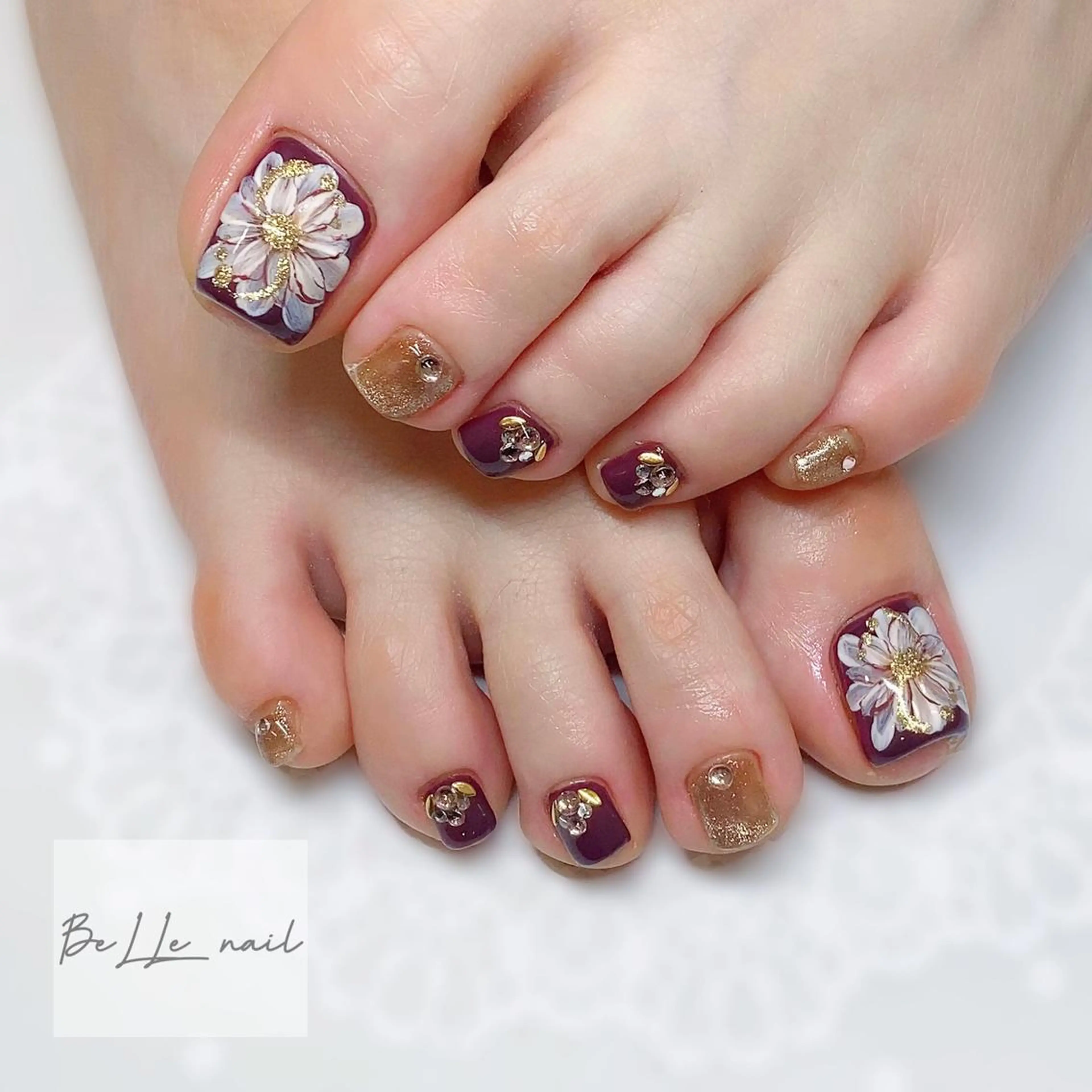 ネイル フットネイル BeLLe nailのネイルデザイン