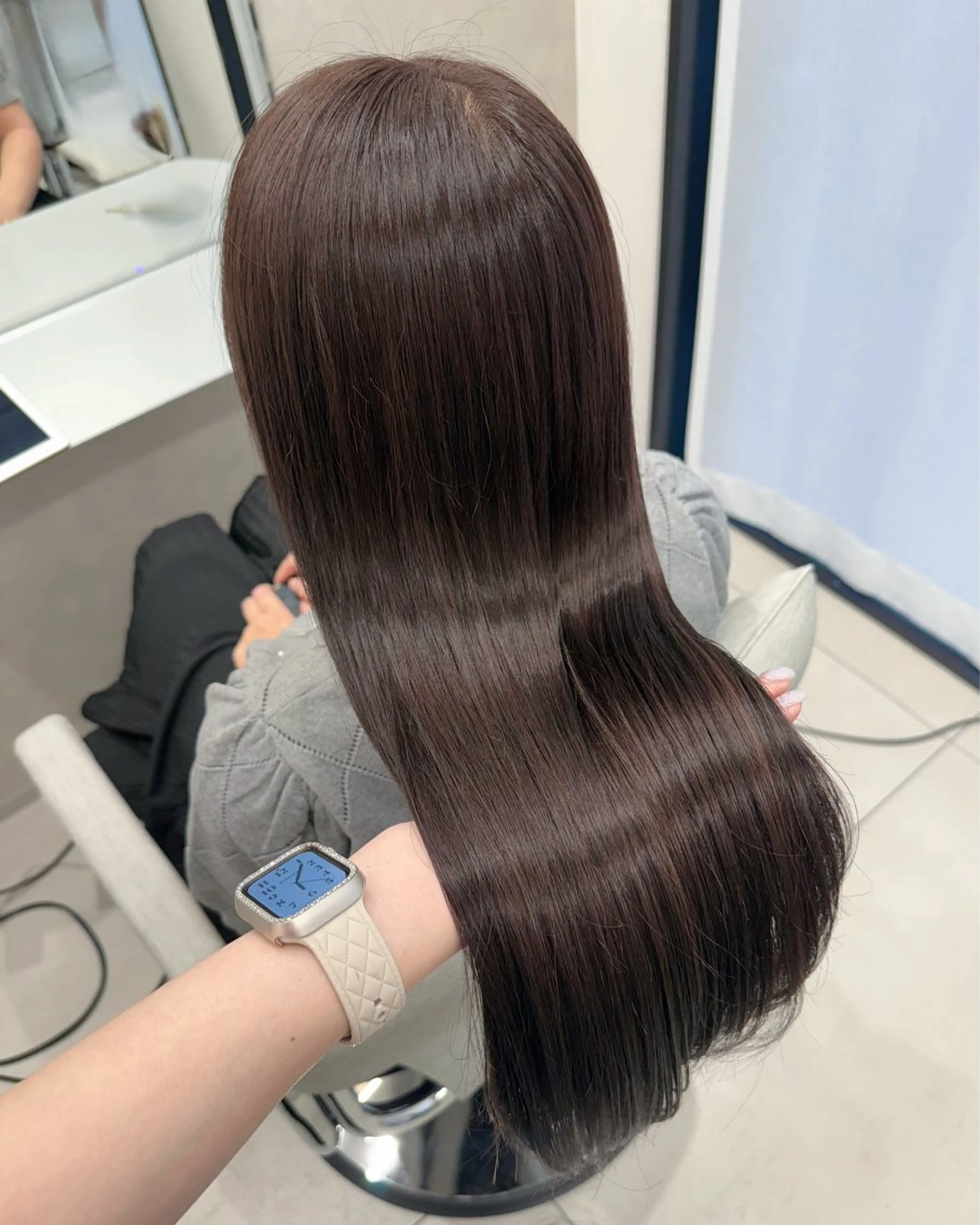 ロング カラー ブラウンカラー カット ヘアカラー 澤 佑華 🎀 透明感カラーのヘアスタイル